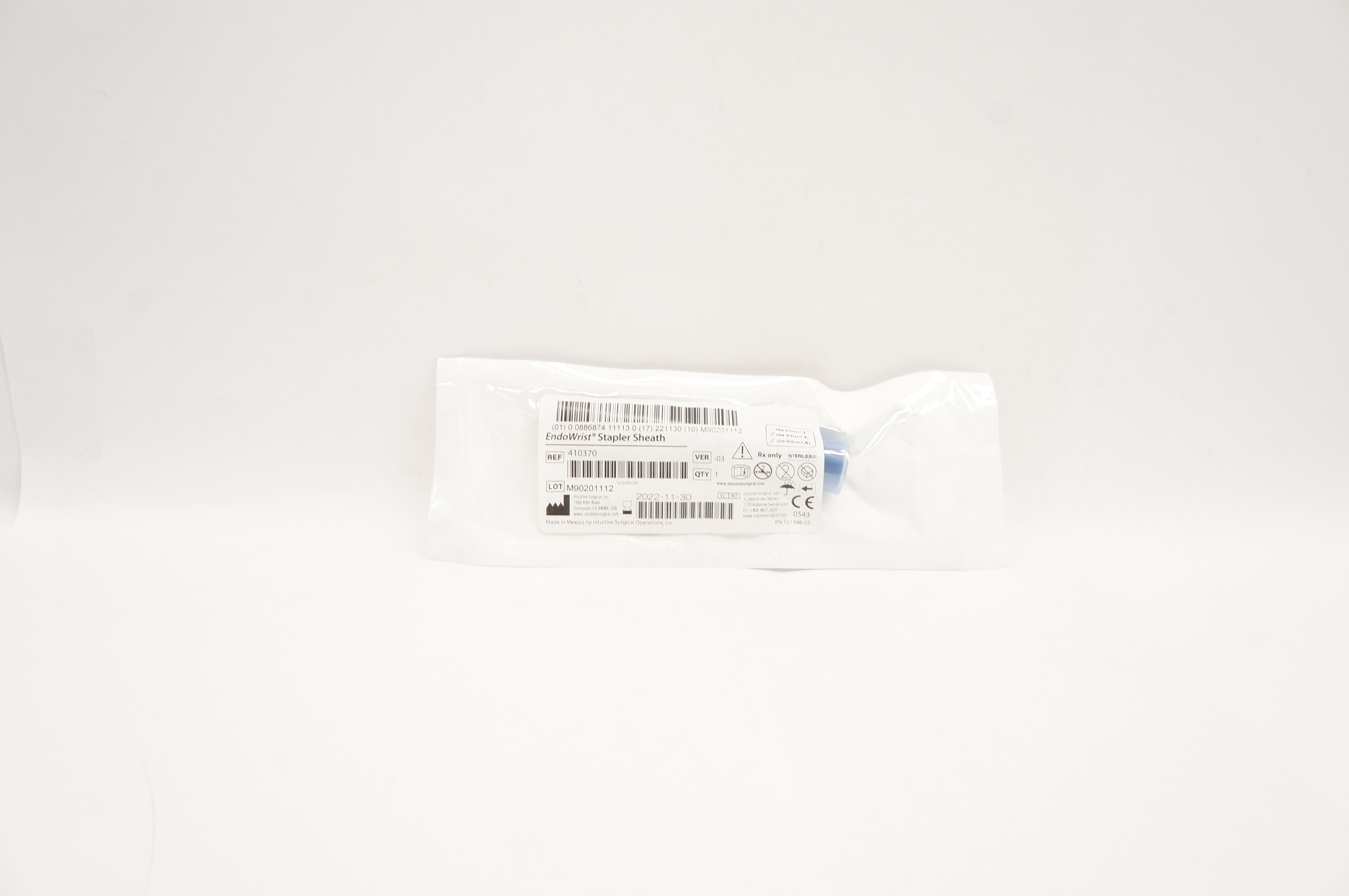 Intuitive Surgical 410370 da Vinci Si da vinci Xi EndoWrist Stapler Sheath