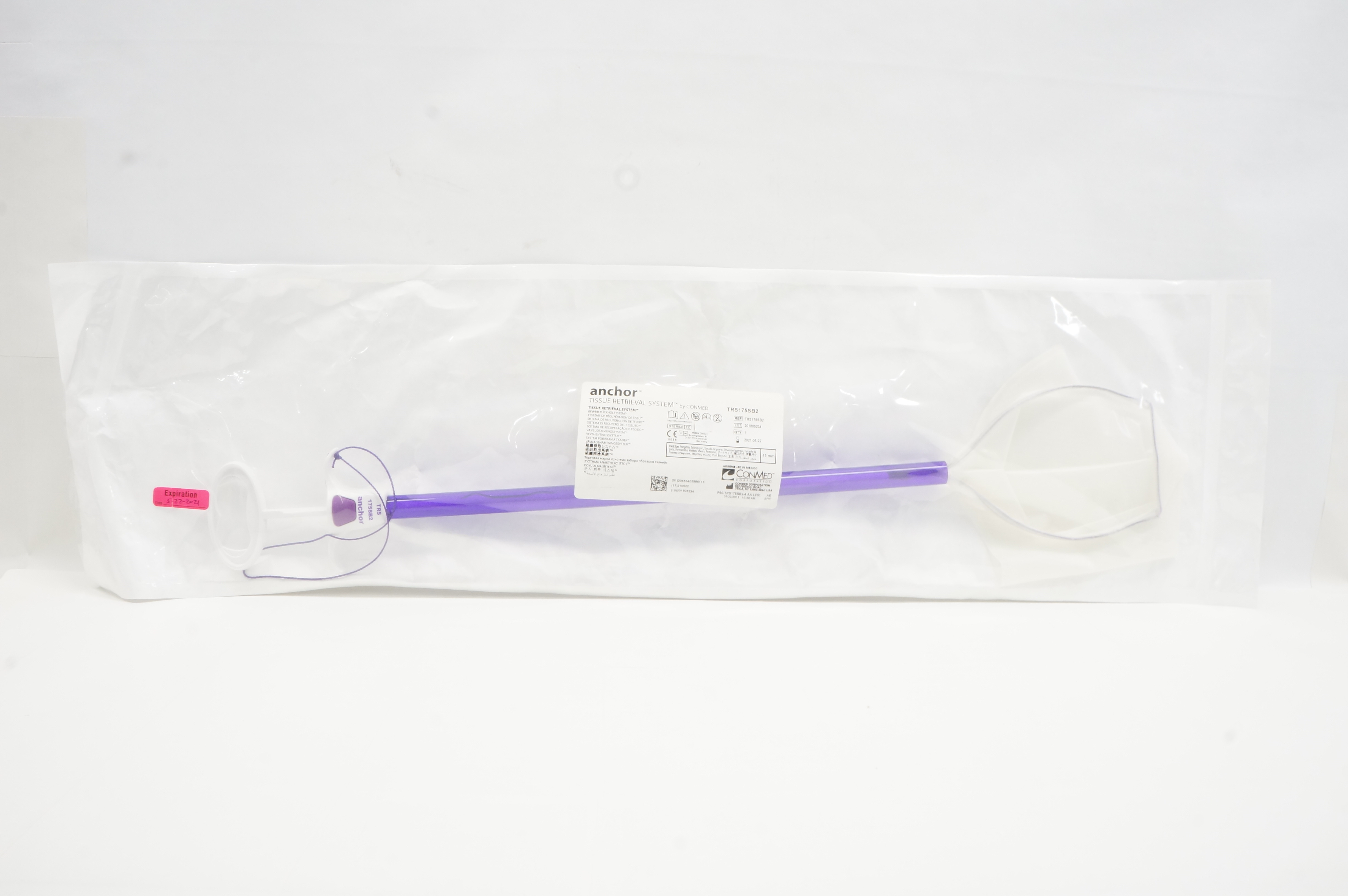 Conmed TRS175SB2 Anchor Tissue Retrieval System 15mm (x)