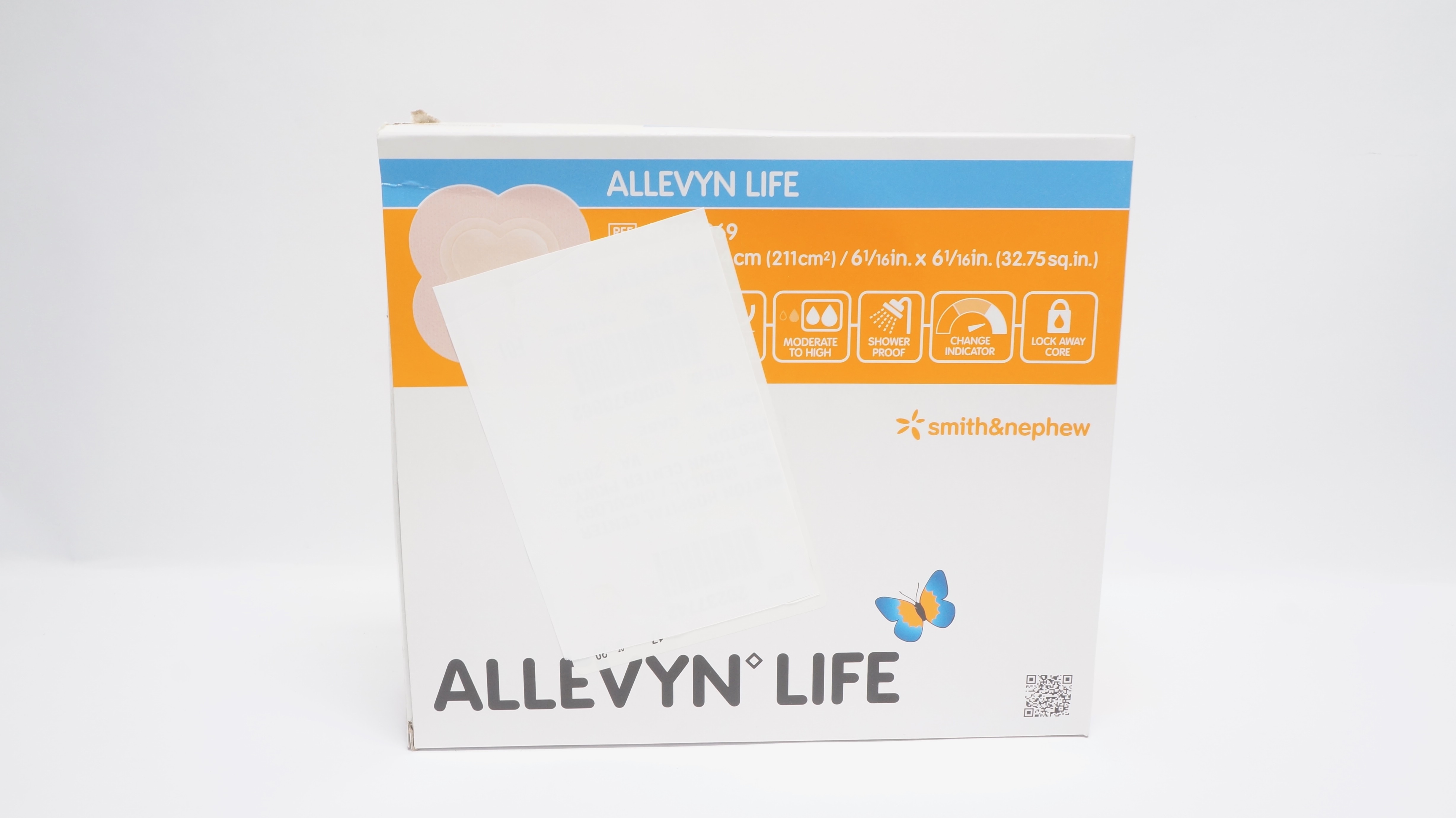 Smith&Nephew 66801069 Silicone Gel Adhesive Foam Dressing- Box of 5 (x)