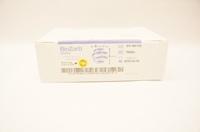Hologic F0303 BioZorb Marker Clips 3cm W x 3cm L (x) - Box of 6