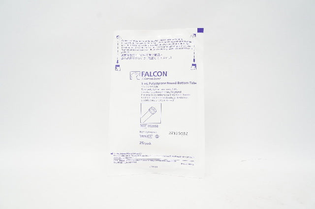 Corning Science 352058 Falcon 5ml Polystyrene Round-Bottom Tube - Pack of 25