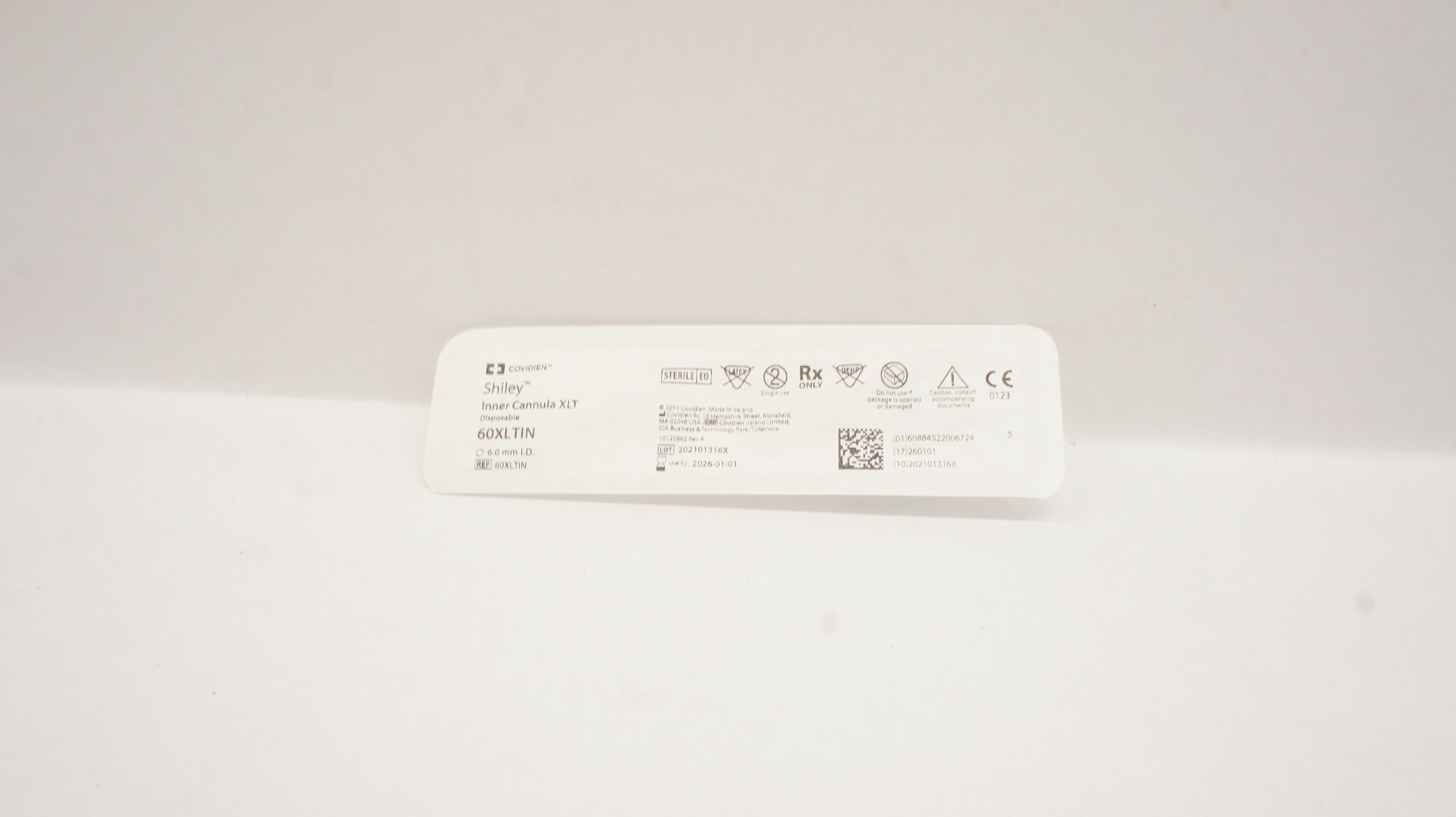 Covidien 60XLTIN Shiley Inner Cannula XLT Disposable 6.0mm ID