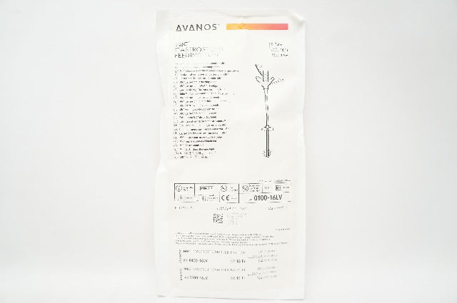 Avanos 0100-16LV MIC Gastrostomy Feeding G-Tube 16Fr x 3-5ml