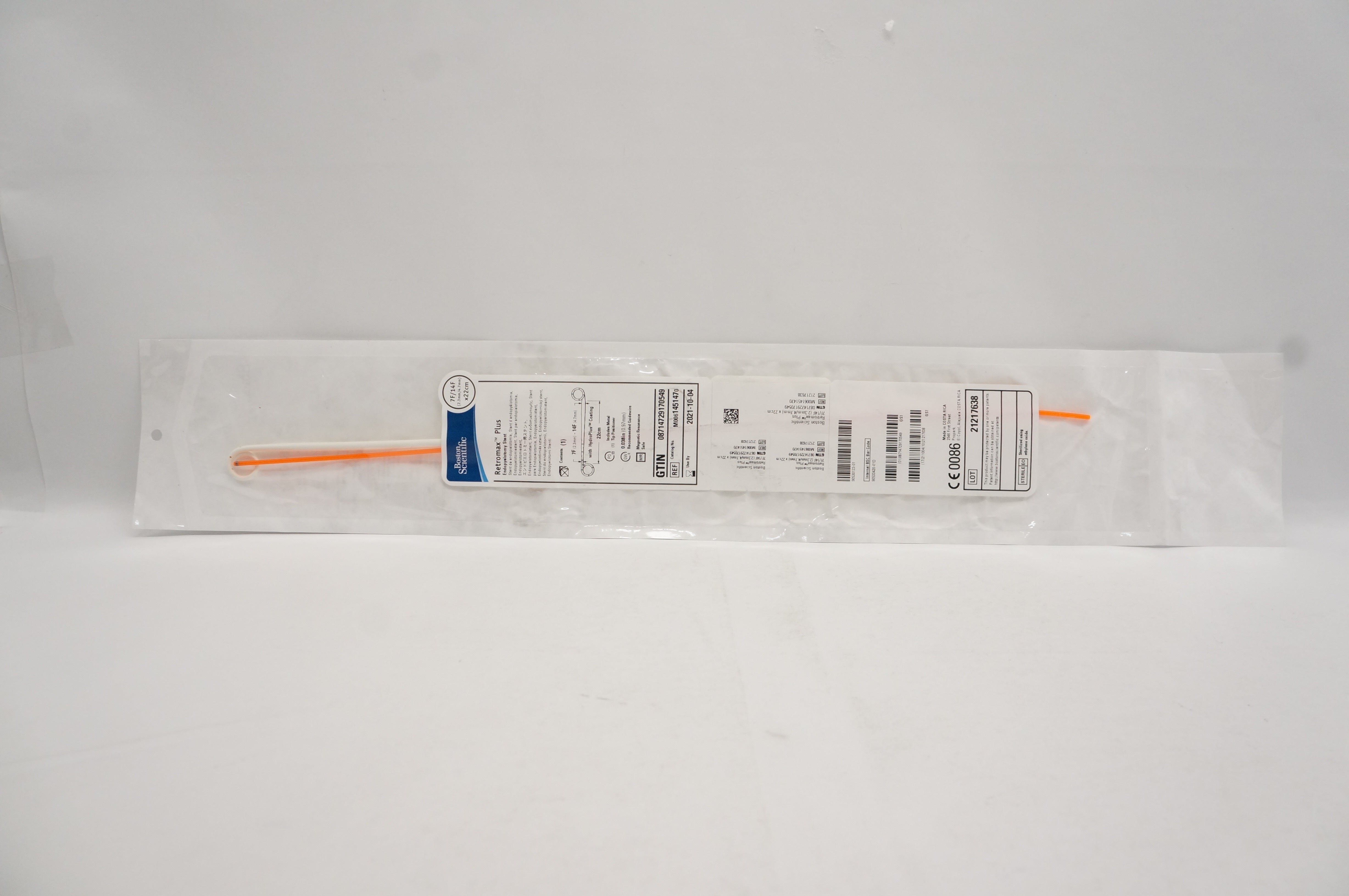 Boston Scientific 145147 Retromax Plus Endopyelotomy Stent 7F/14F x 22cm (x)