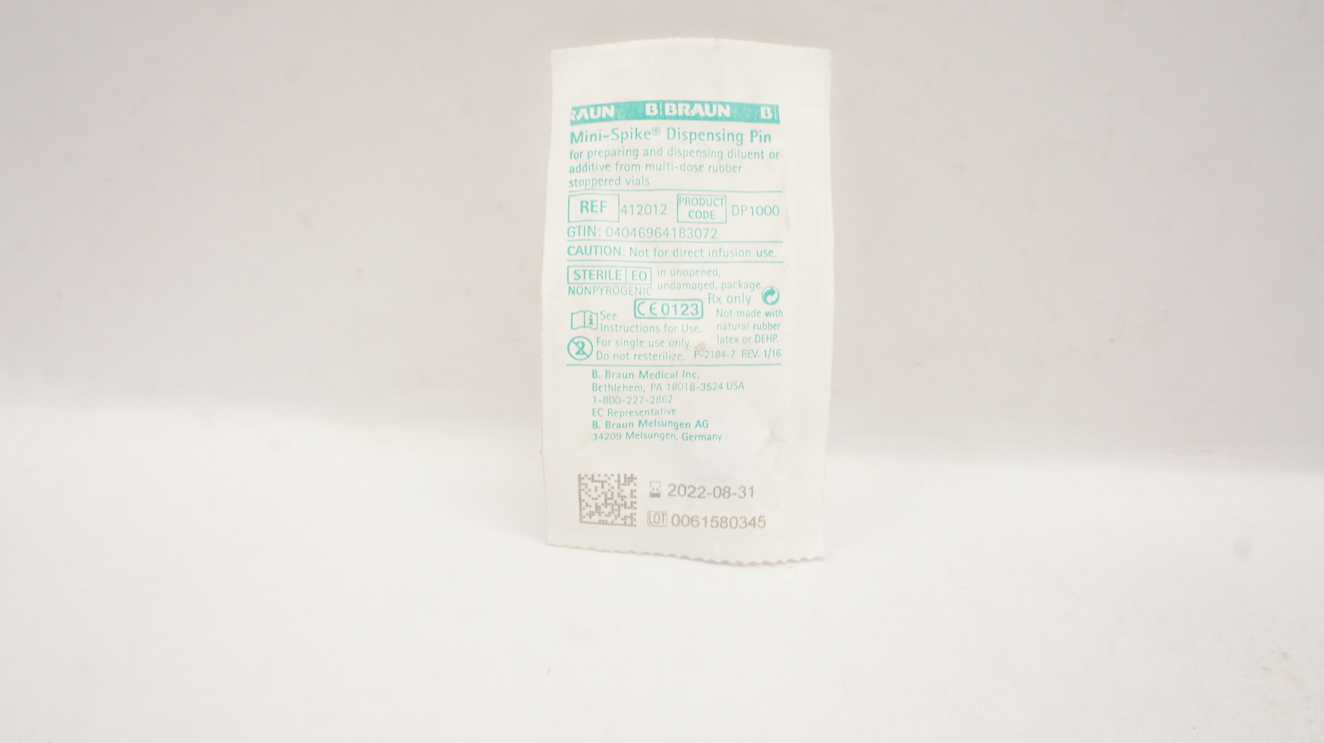 Braun 412012 Mini-Spike Dispensing Pin