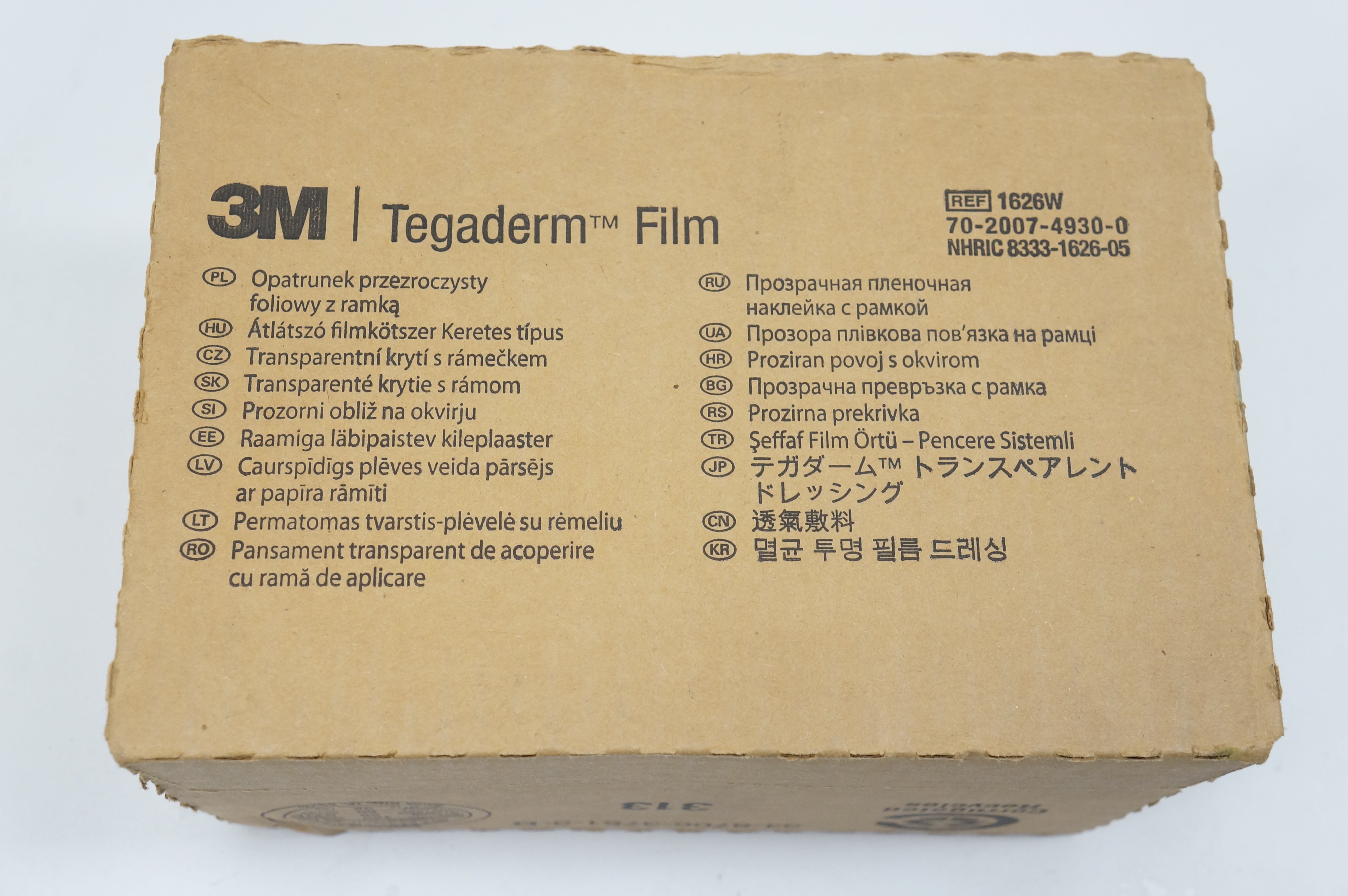 3M 1626W Tegaderm Film 4inch x 4-3/4inch (x) - Case of 200