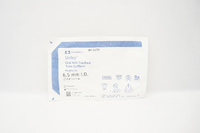 Covidien 86270 Shiley Oral RAE Tracheal Tube Cuffless 6.5 x 8.8mm (x)