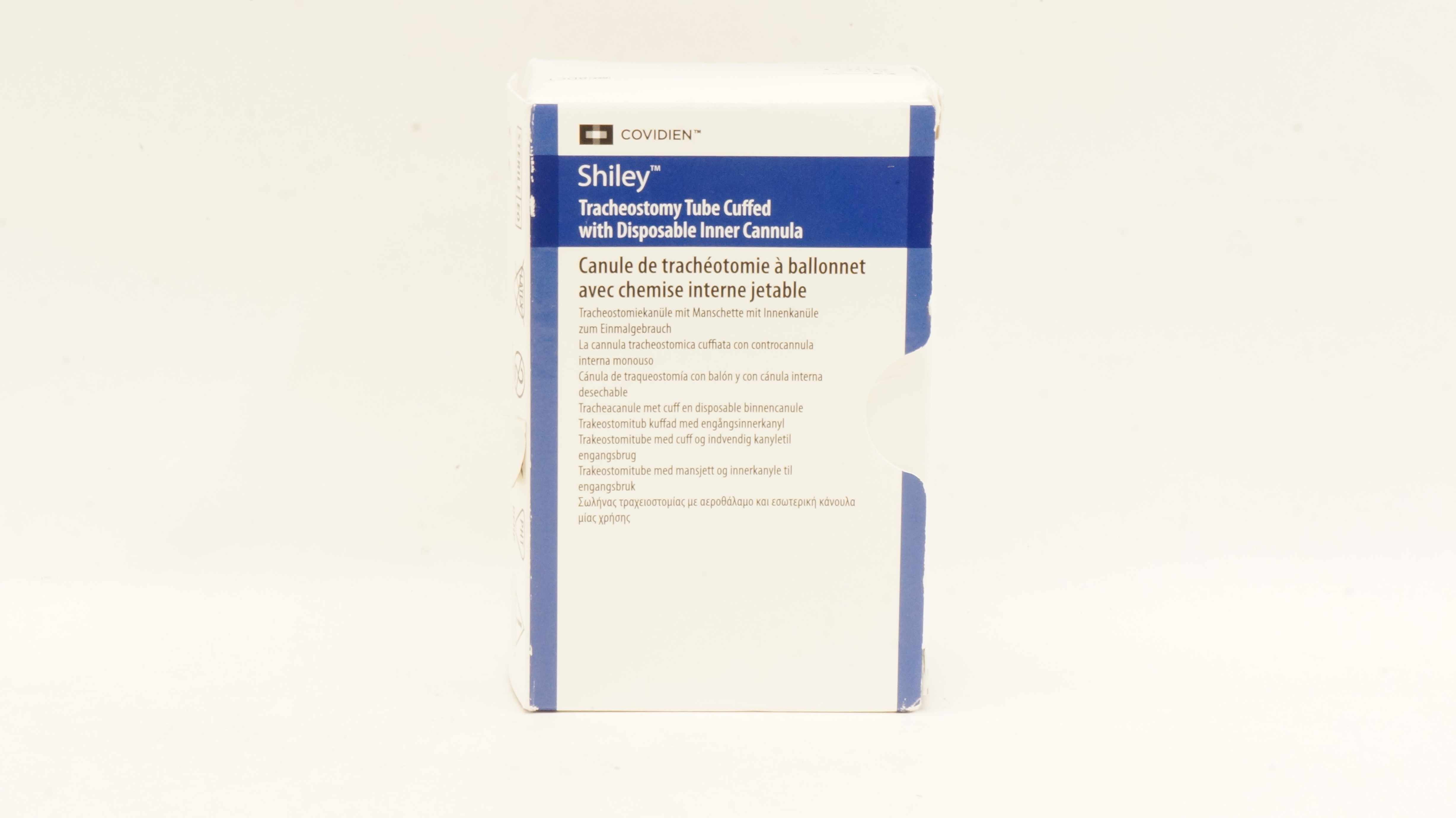 Covidien 8DCT Shiley Tracheostomy Tube Cuffed 7.6 ID x 12.2 OD x 27.0 x 79mm (x)