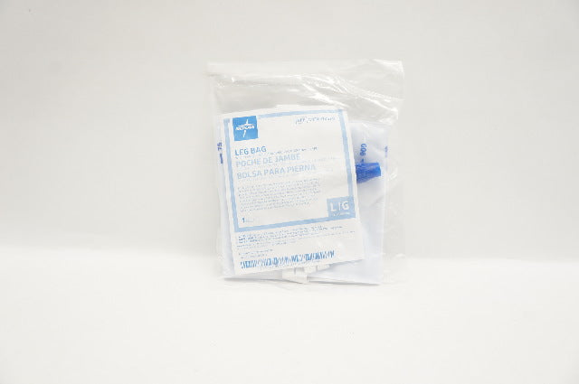 Medline DYND12578 Leg Bag w/Elastic Straps and Twist Valve Drainage, Large