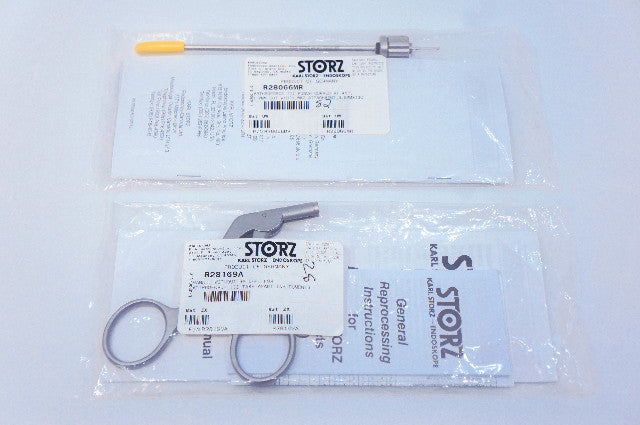 Karl Storz 28066MR Athroforce III Punch Curved RT 45 degrees 1.7mm+28169A Handle
