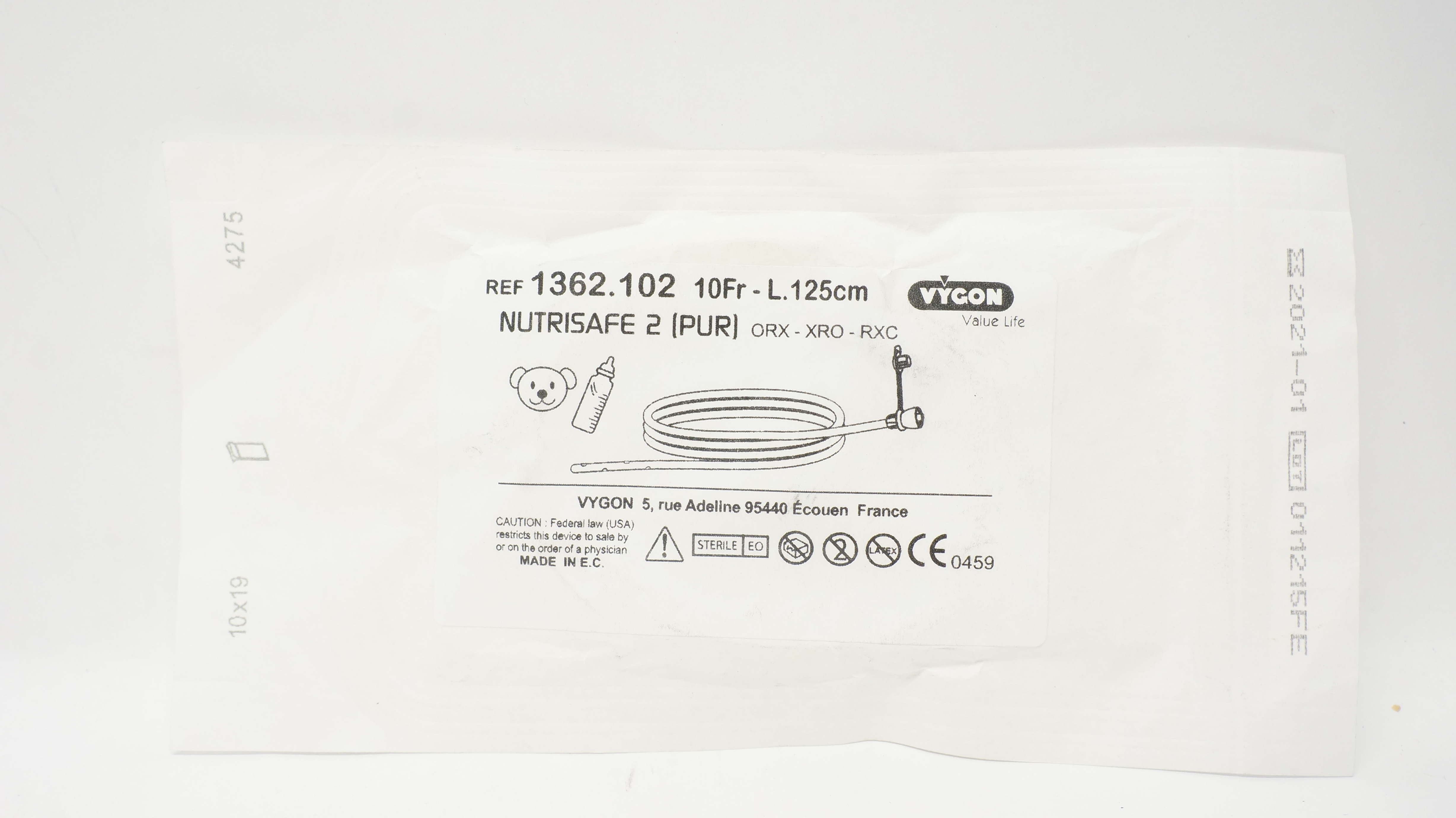 Vygon 1362.102 Nutrisafe 2 (PUR) ORX-XRO-RXC 10Fr.-L.125cm (x)