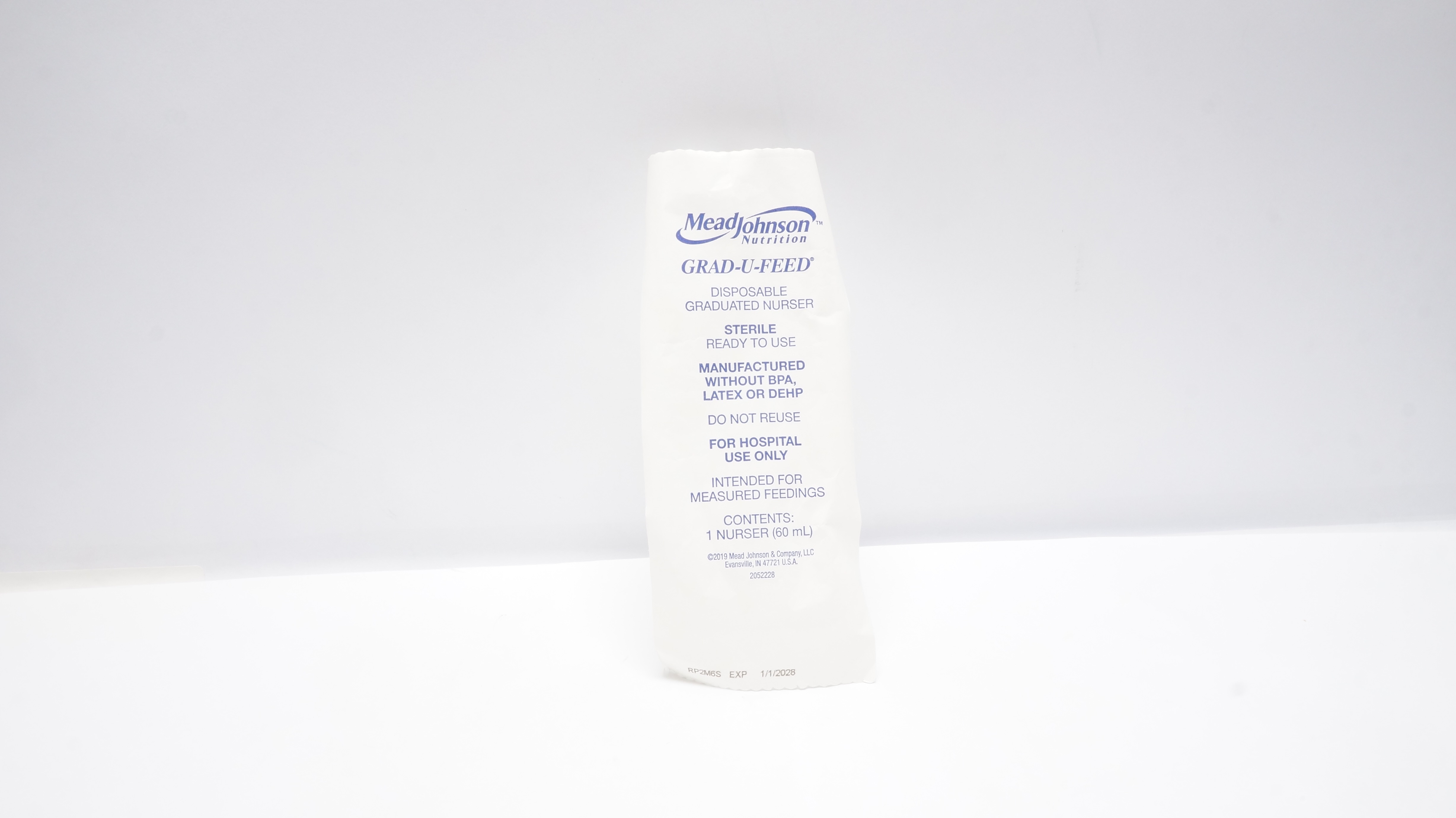 MeadJohnson RP2M6S Nutrition Grad-U-Feed Graduated Nurser 60mL