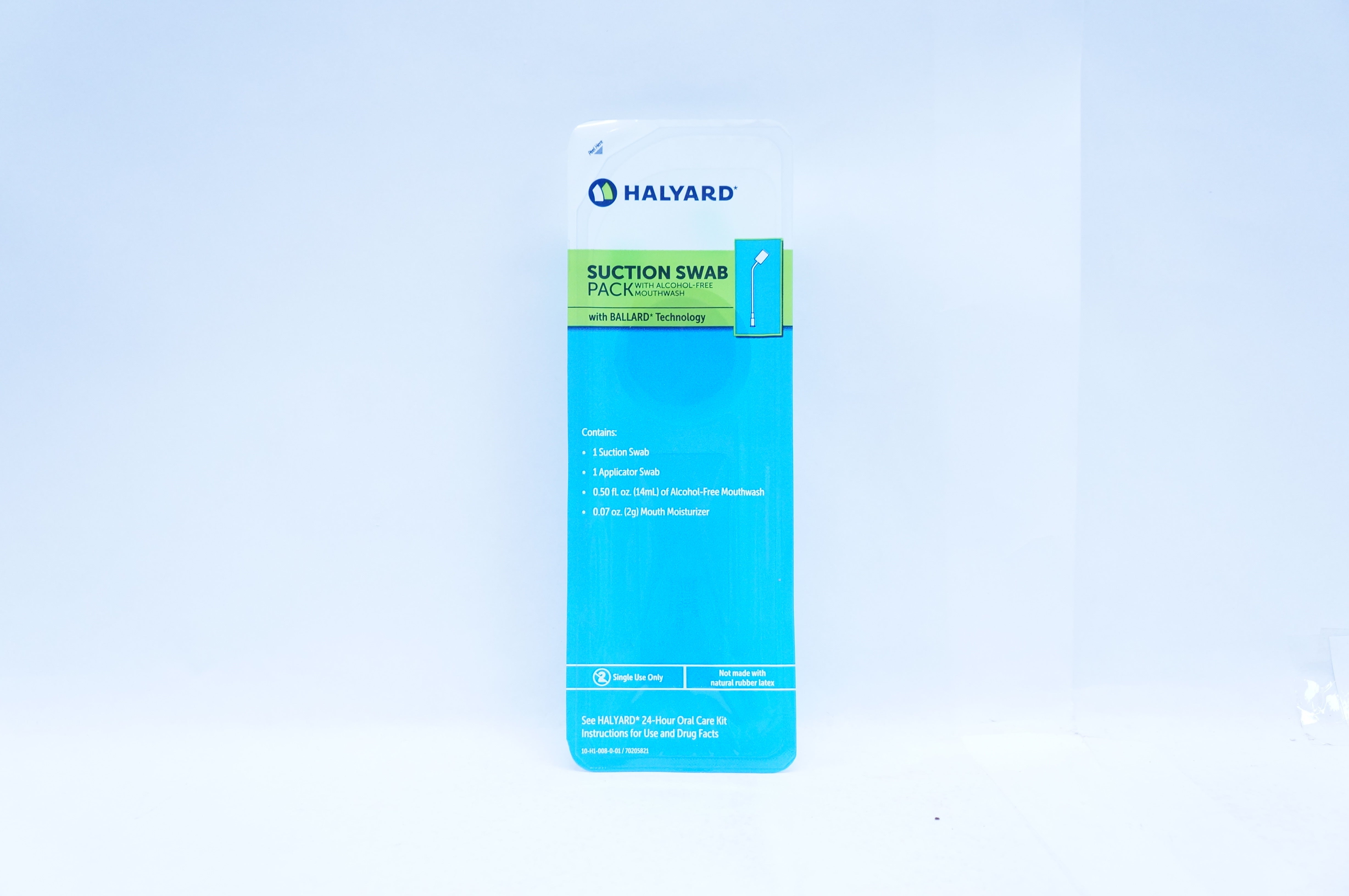 Halyard 99787 Suction Swab Pack with Alcohol-Free Mouthwash