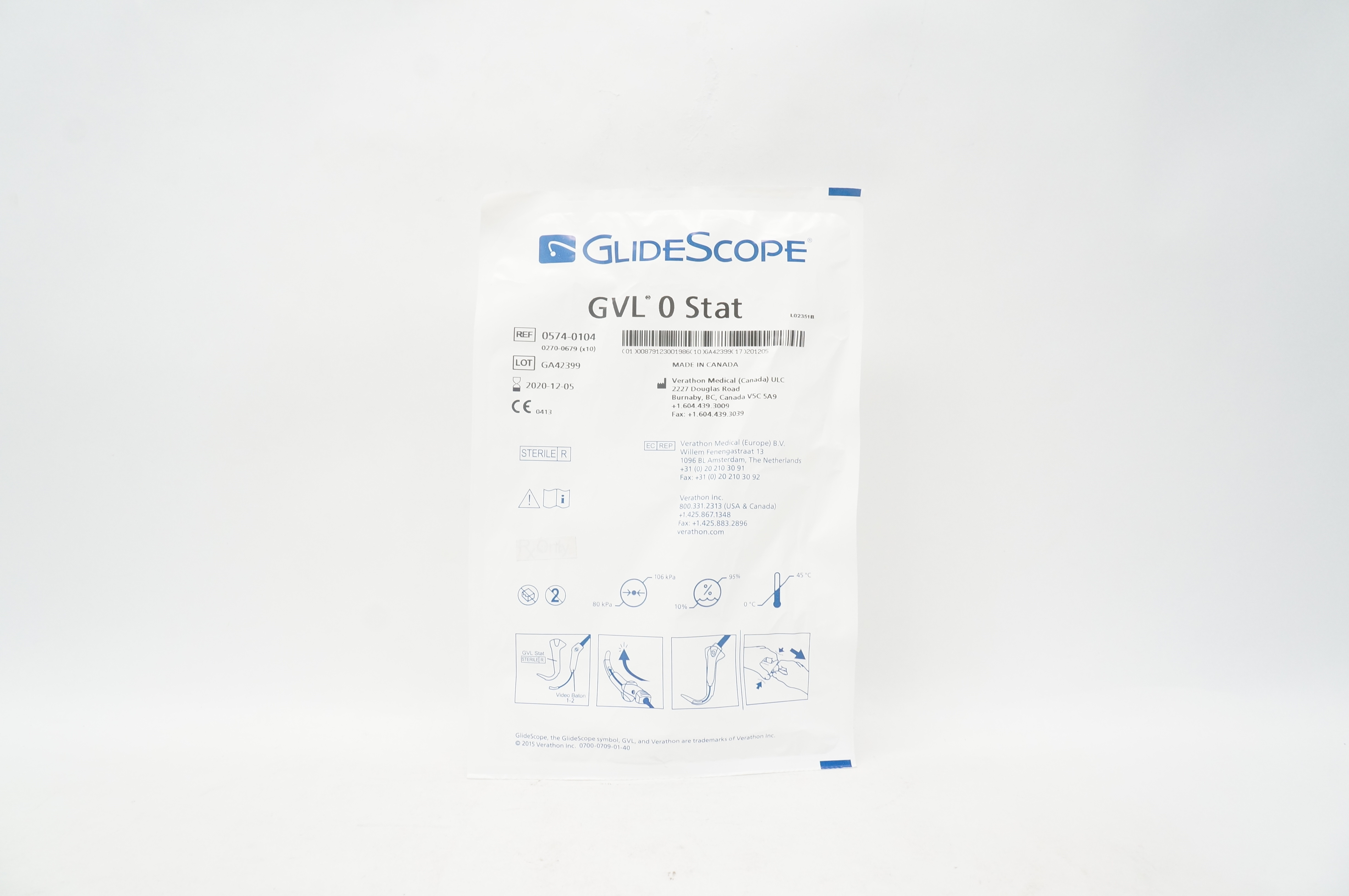 GlideScope 0574-0104 GVL 0 Stat (x)