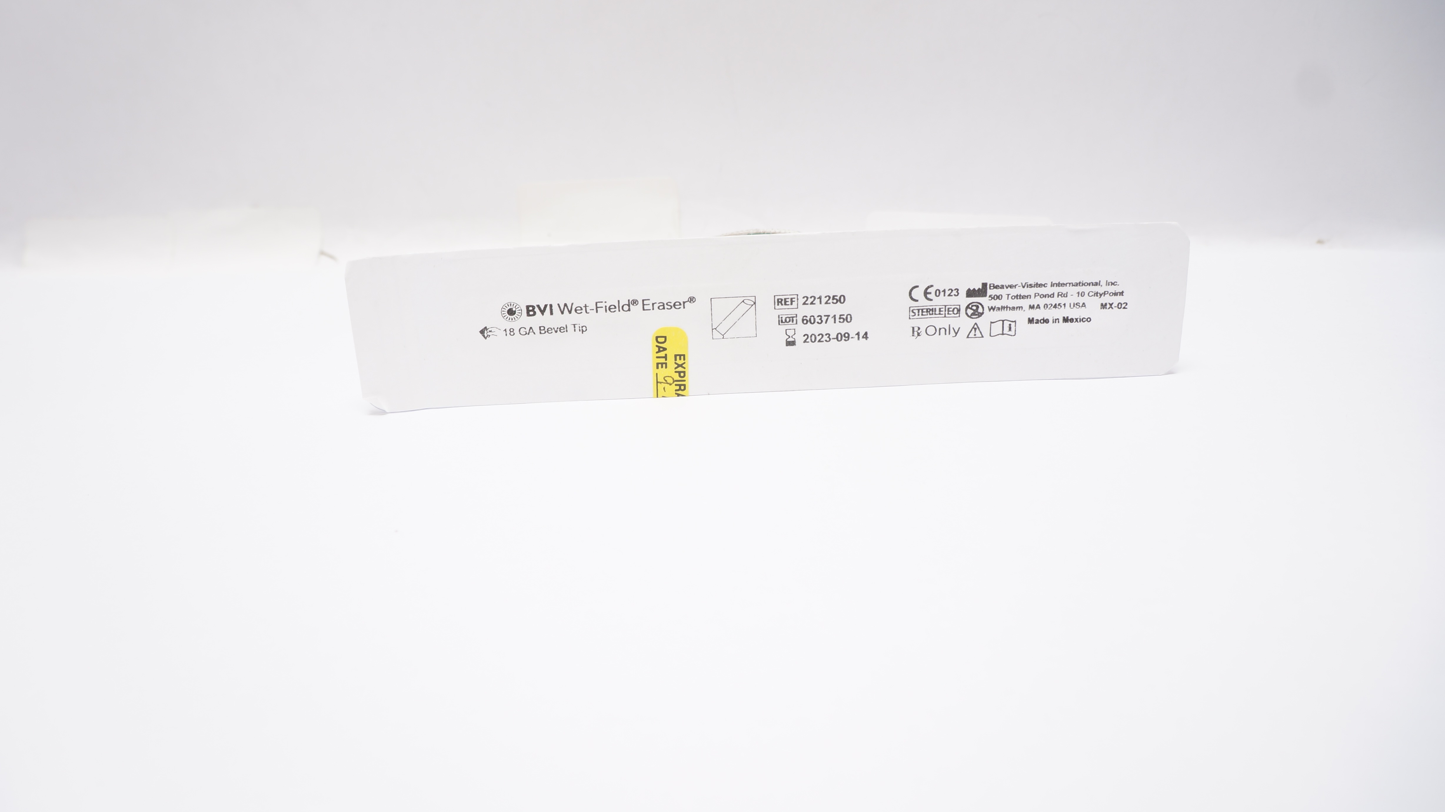 BVI Beaver Visitec 221250 BVI Wet-Field Eraser Bevel Tip 18GA (x)