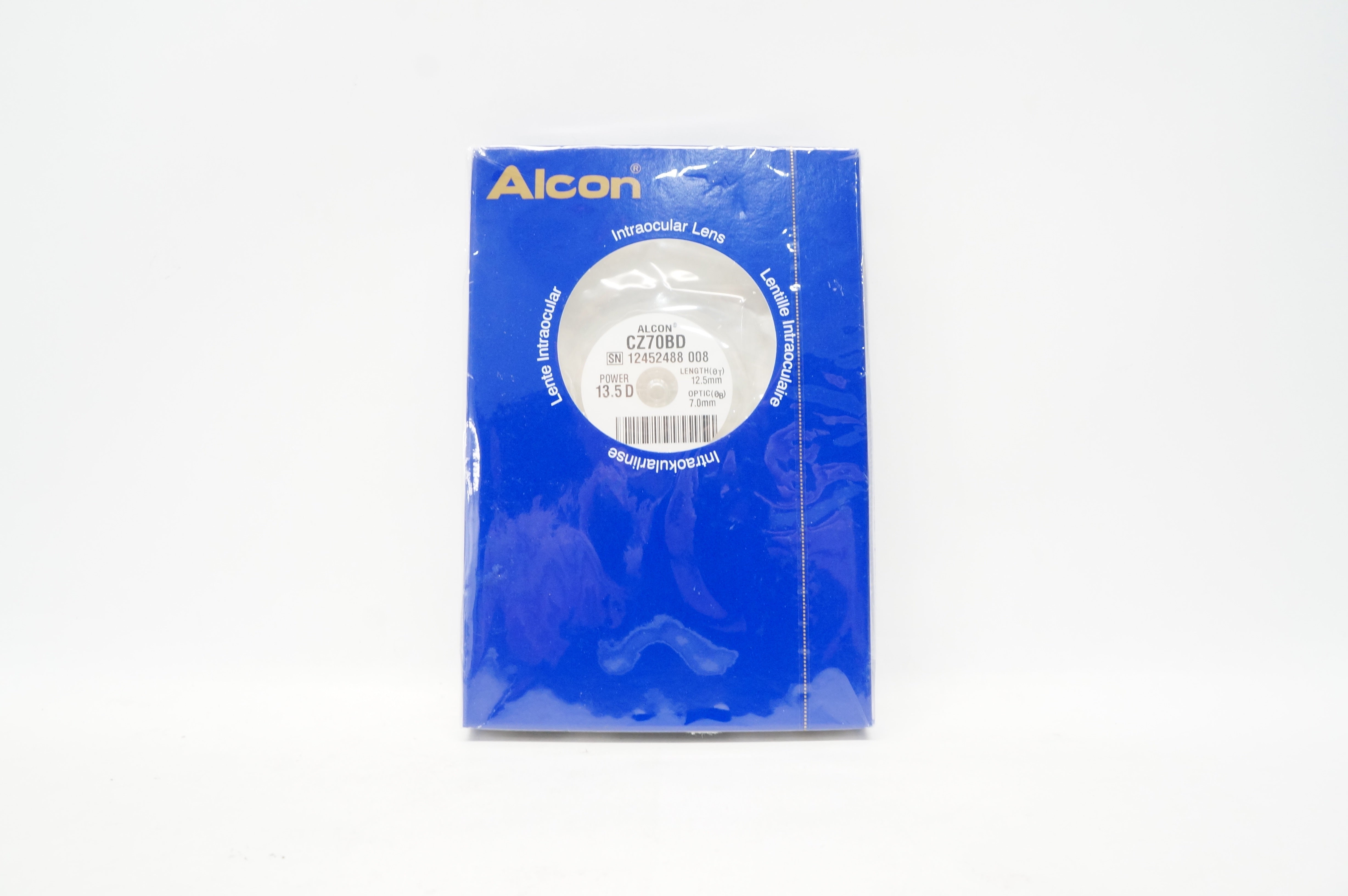 Alcon Laboratories CZ70BD Intraocular Lens 13.5 D x 7.0mm x 12.5mm (x)