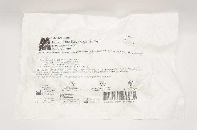 Mectra Labs 2110 Filter Line Luer Connector For Minimally Invasive Surgery