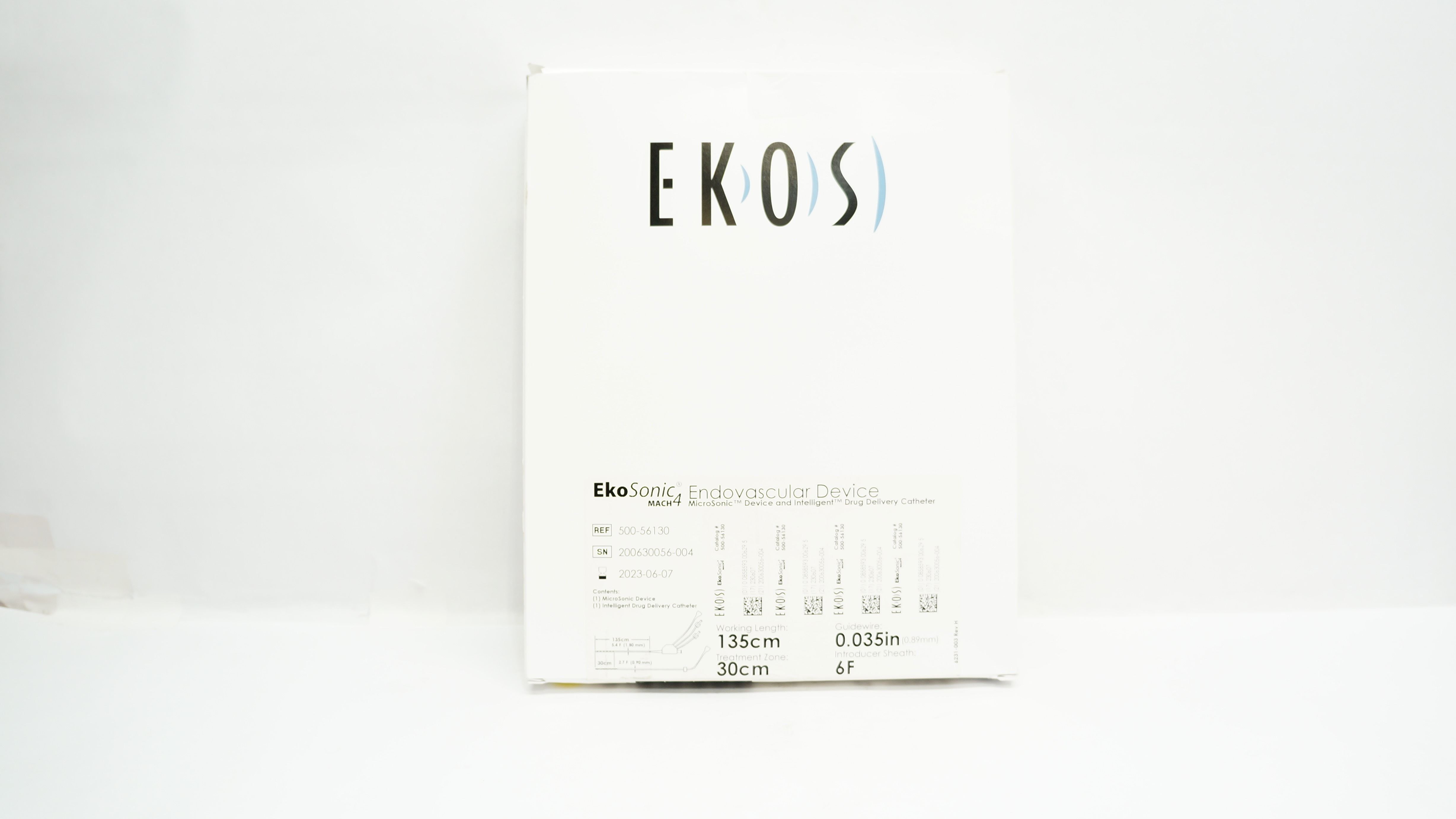 Ekos 500-56130 EkoSonic Mach 4 Endovascular Device 6F x 0.035inch x 135cm (x)