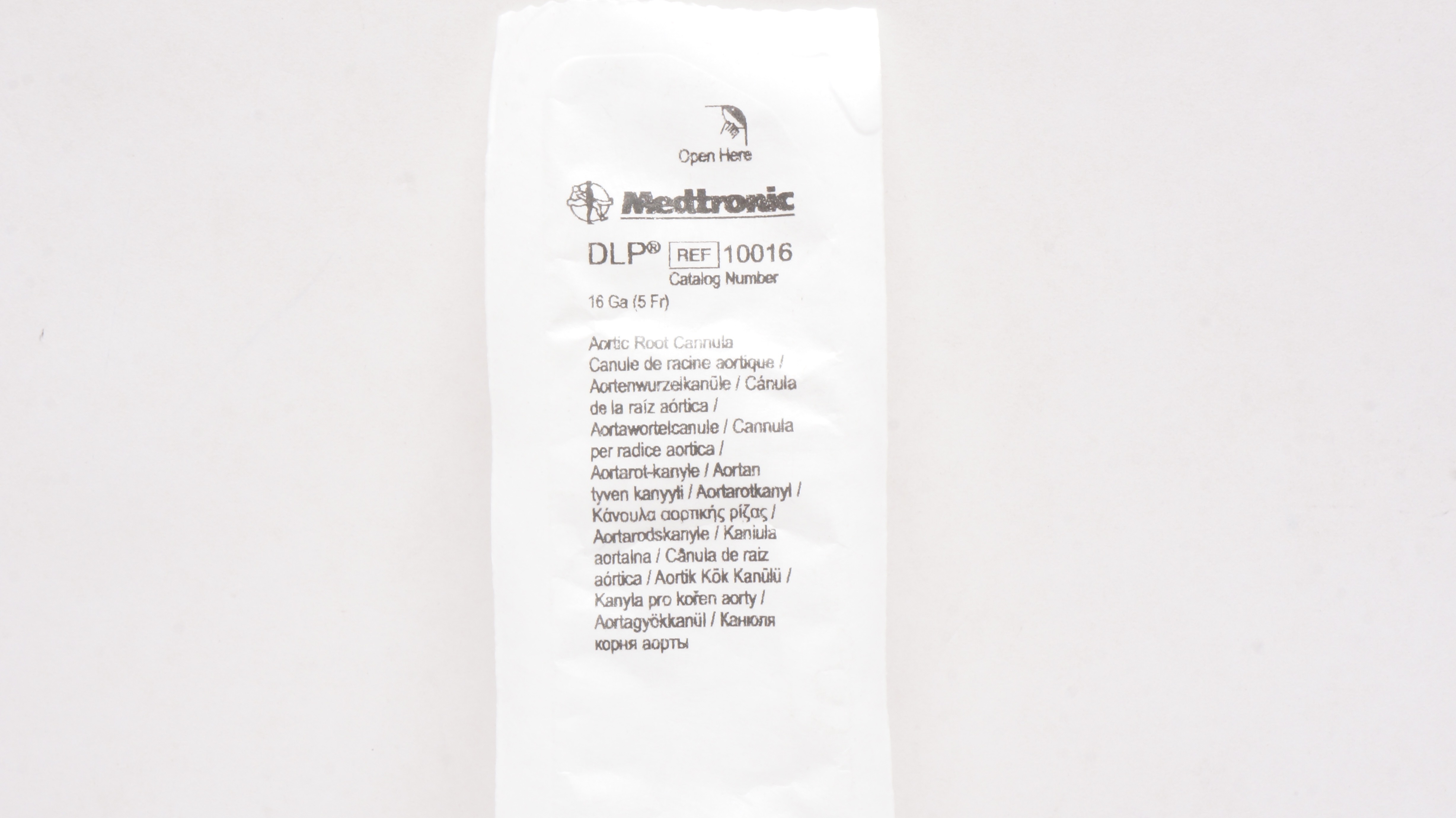 Medtronic 10016 DLP 16Ga Aortic Root Cannula (x)