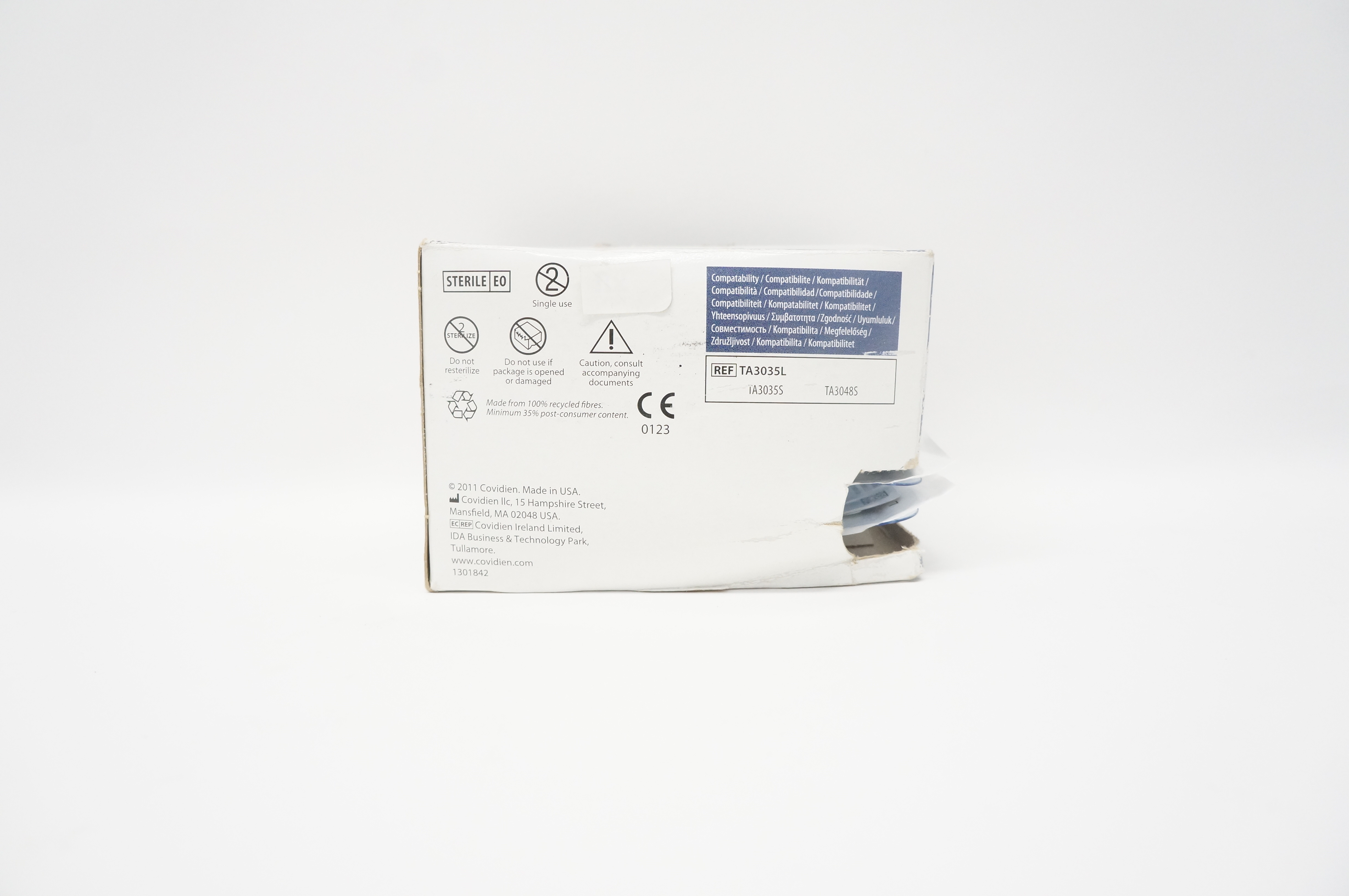 Covidien TA3035L Auto Stre. Single Use Loading Unit 30mm - 3.5mm (x) - Box of 6