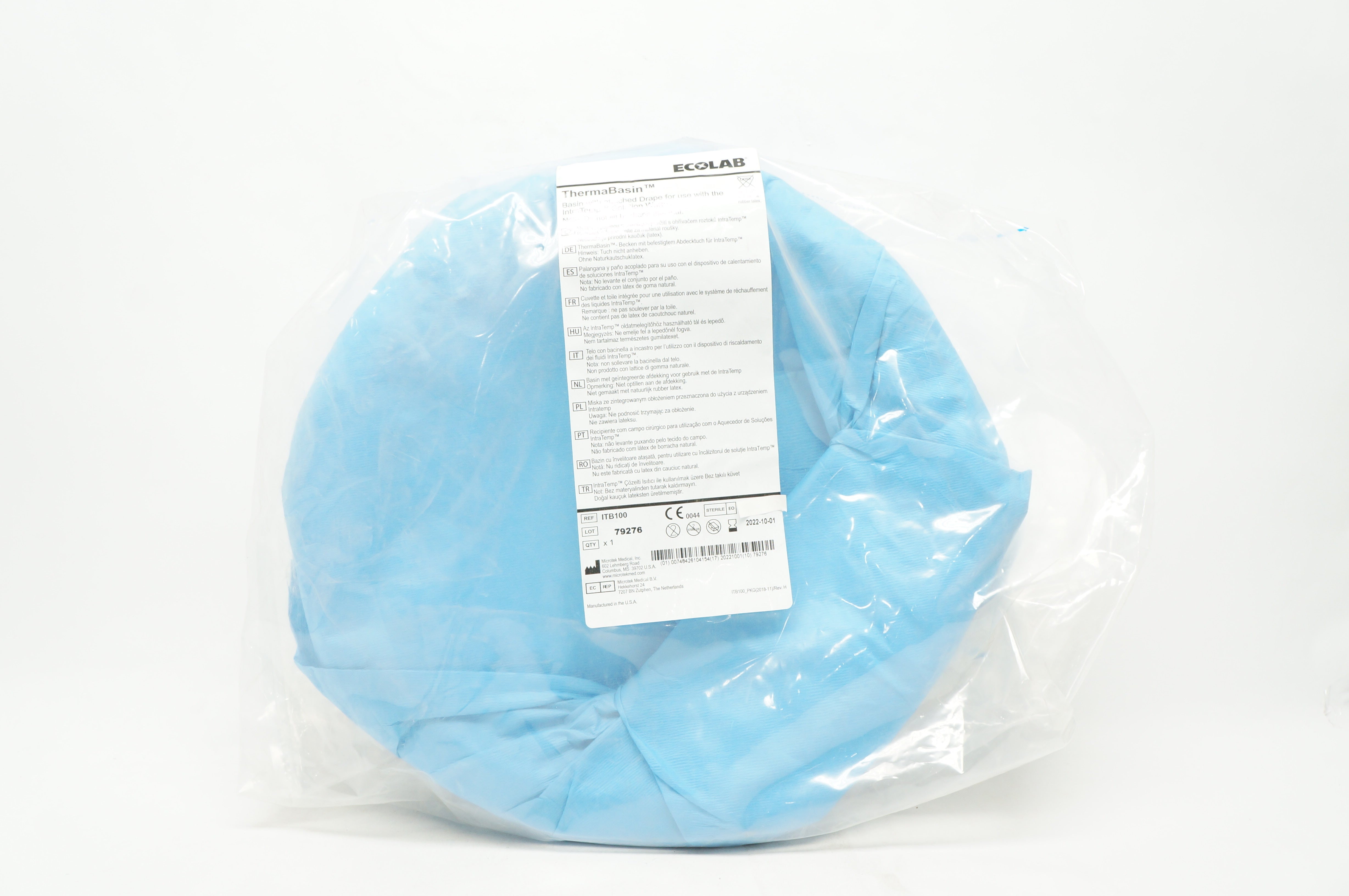 Microtek ITB100 Ecolab ThermaBasin