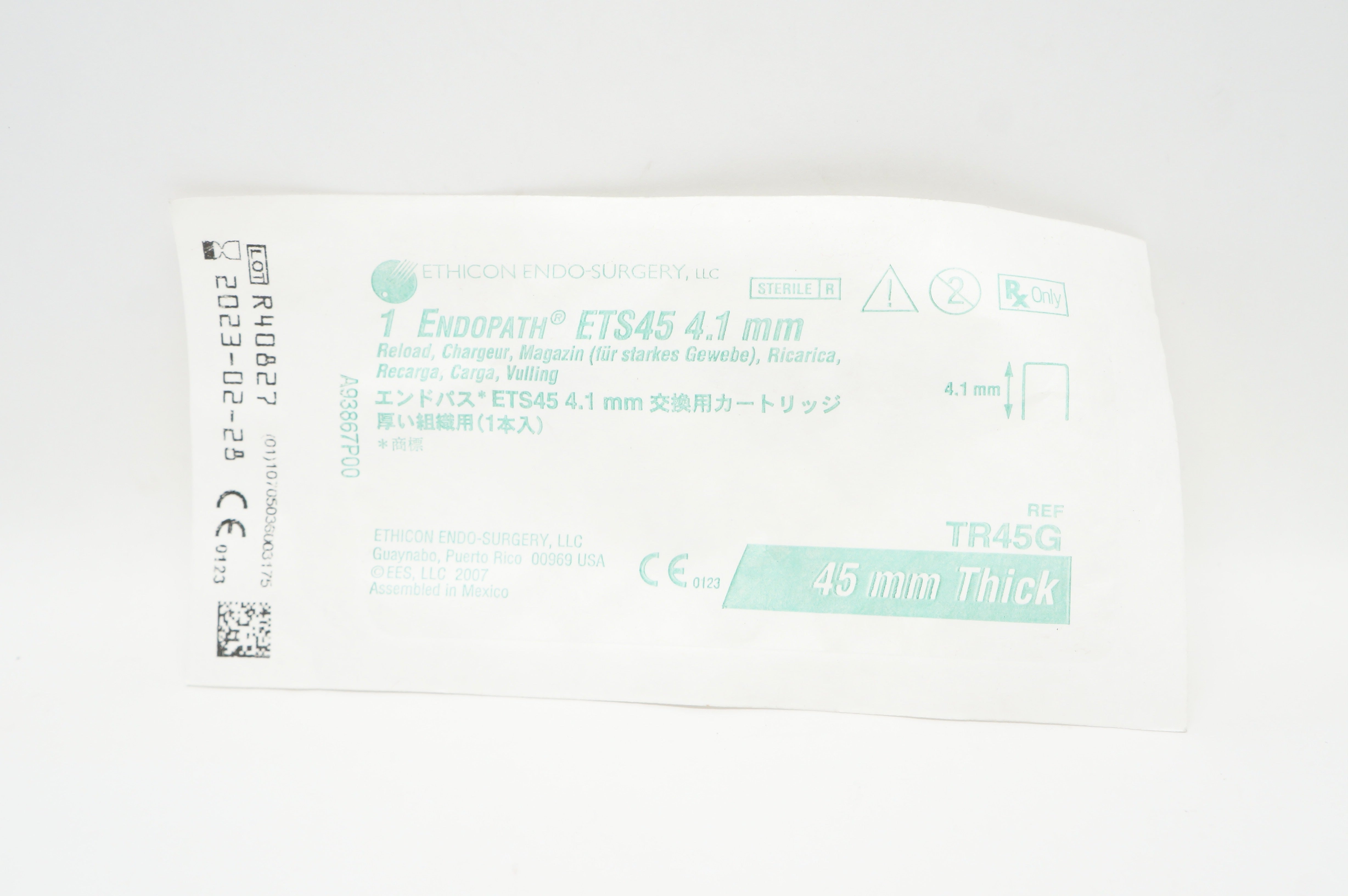 Ethicon TR45G Endopath ETS45 4.1mm Reload Thick, 45mm (x)