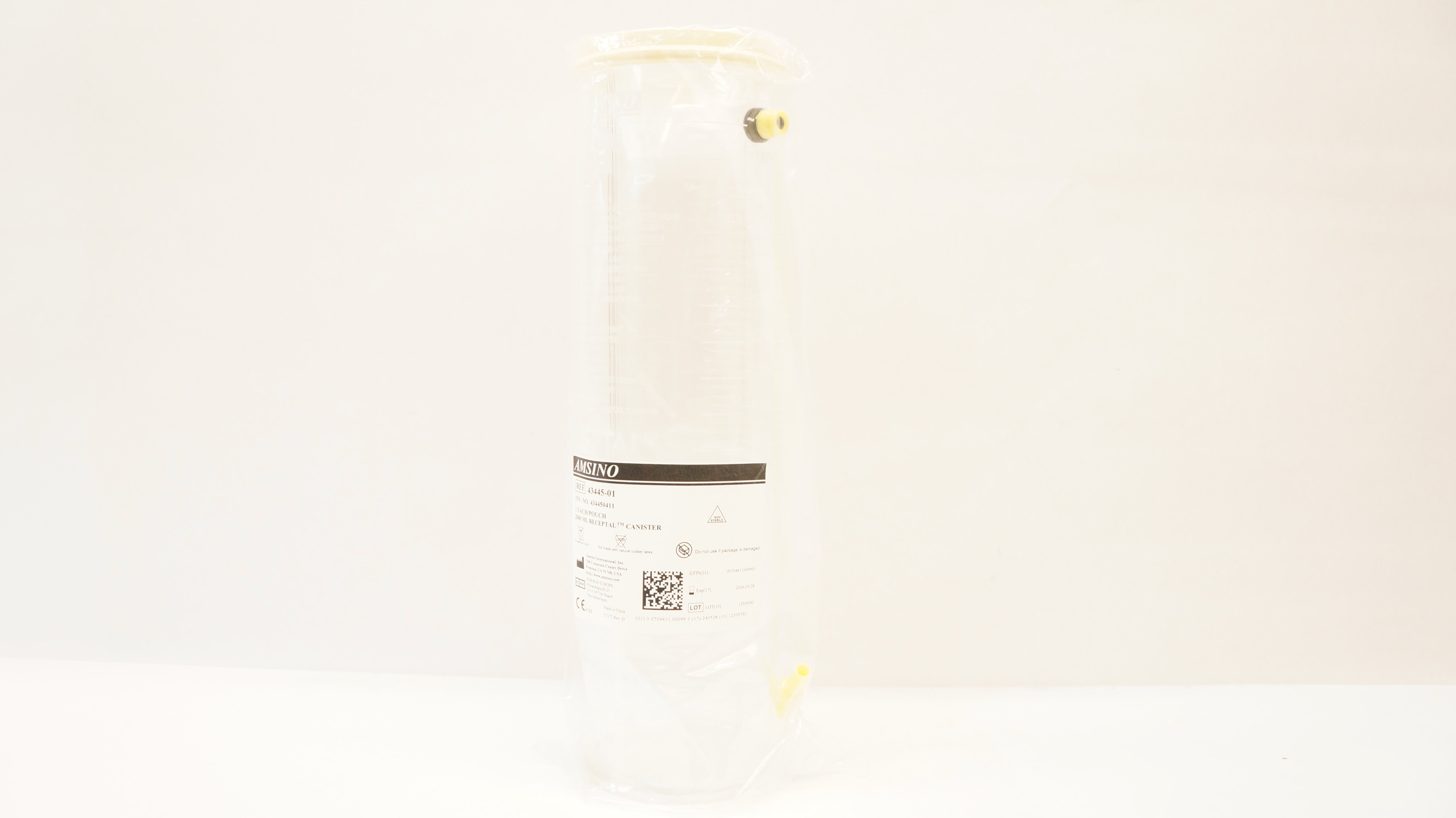 Amsino 43445-01 Receptal Canister 2000mL