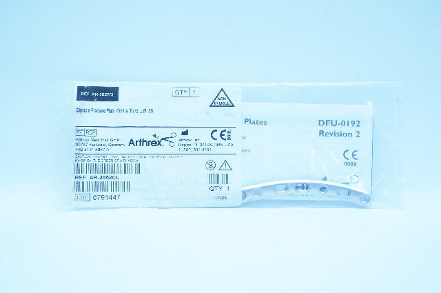 Arthrex AR-2652CL Clavicle Fracture Plate, SS, Central Third, Left