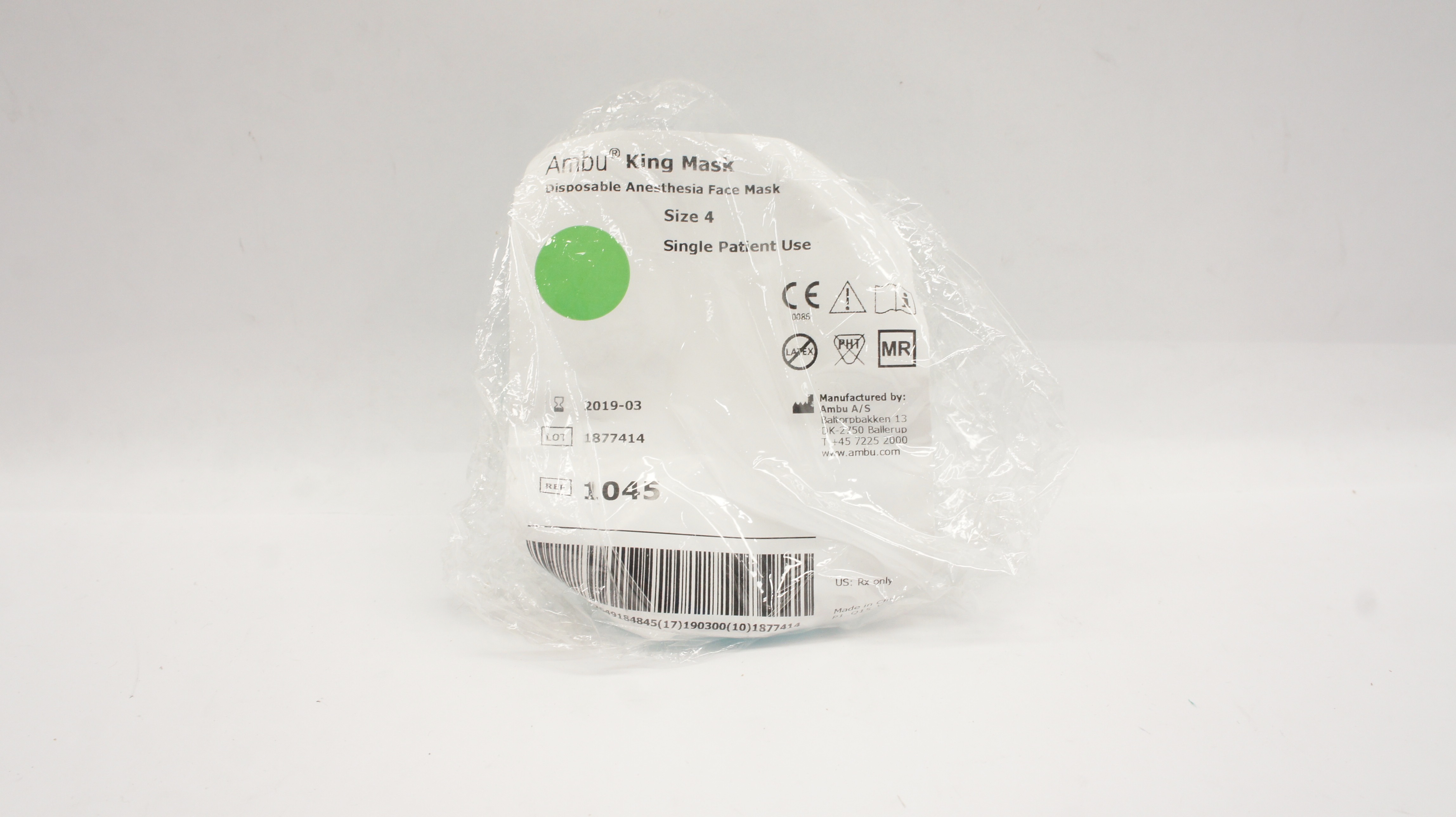 AMBU 1045 King Mask Disposable Anesthesia Face Mask Size 4 (x)