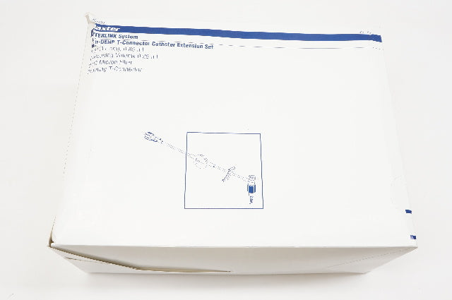 Baxter 2N3333 Non-DEHP T-Connector Cath. Extension Set 6.5inch - Box of 50