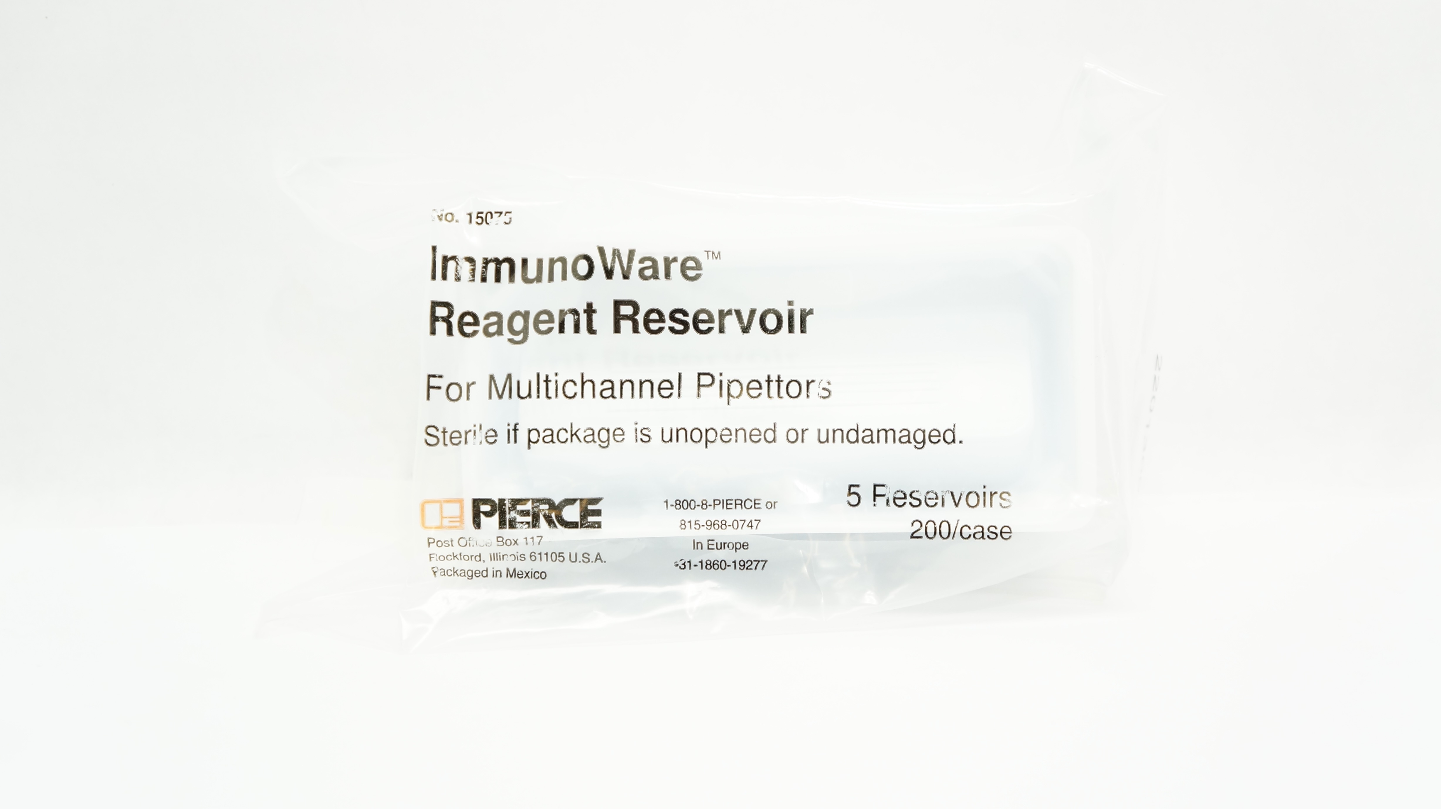 Thermo Scientific15075 ImmunoWare Pierce, Reagent Reservoir - Pack of 5