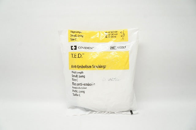 Covidien 3222LF T.E.D. Anti-Embolism Stockings Small Petit long (x)