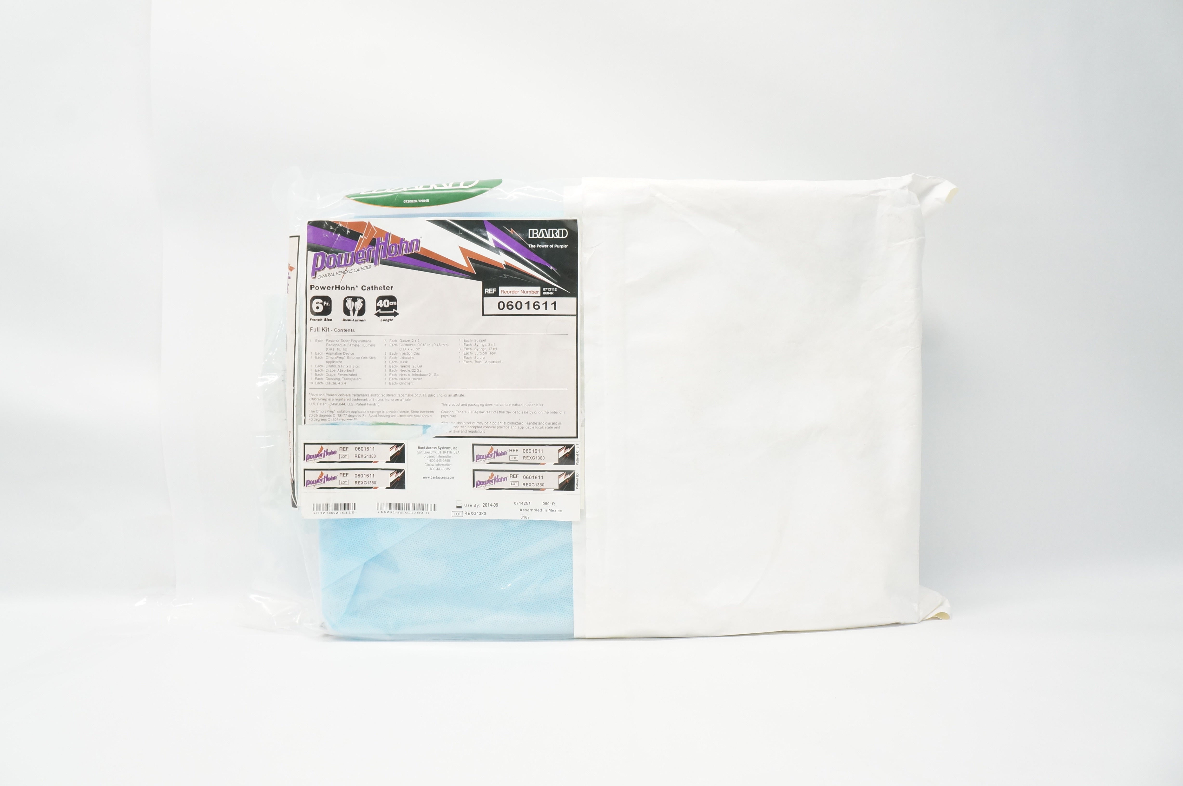 Bard 0601611 PowerHohn Cath. 6Fr x 40cm (x)