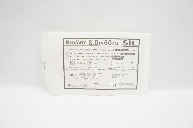 NeoMed FTM8.0S-EO Radiopaque Silicone Enteral Feeding Tube 8.0Fr 60cm (x)