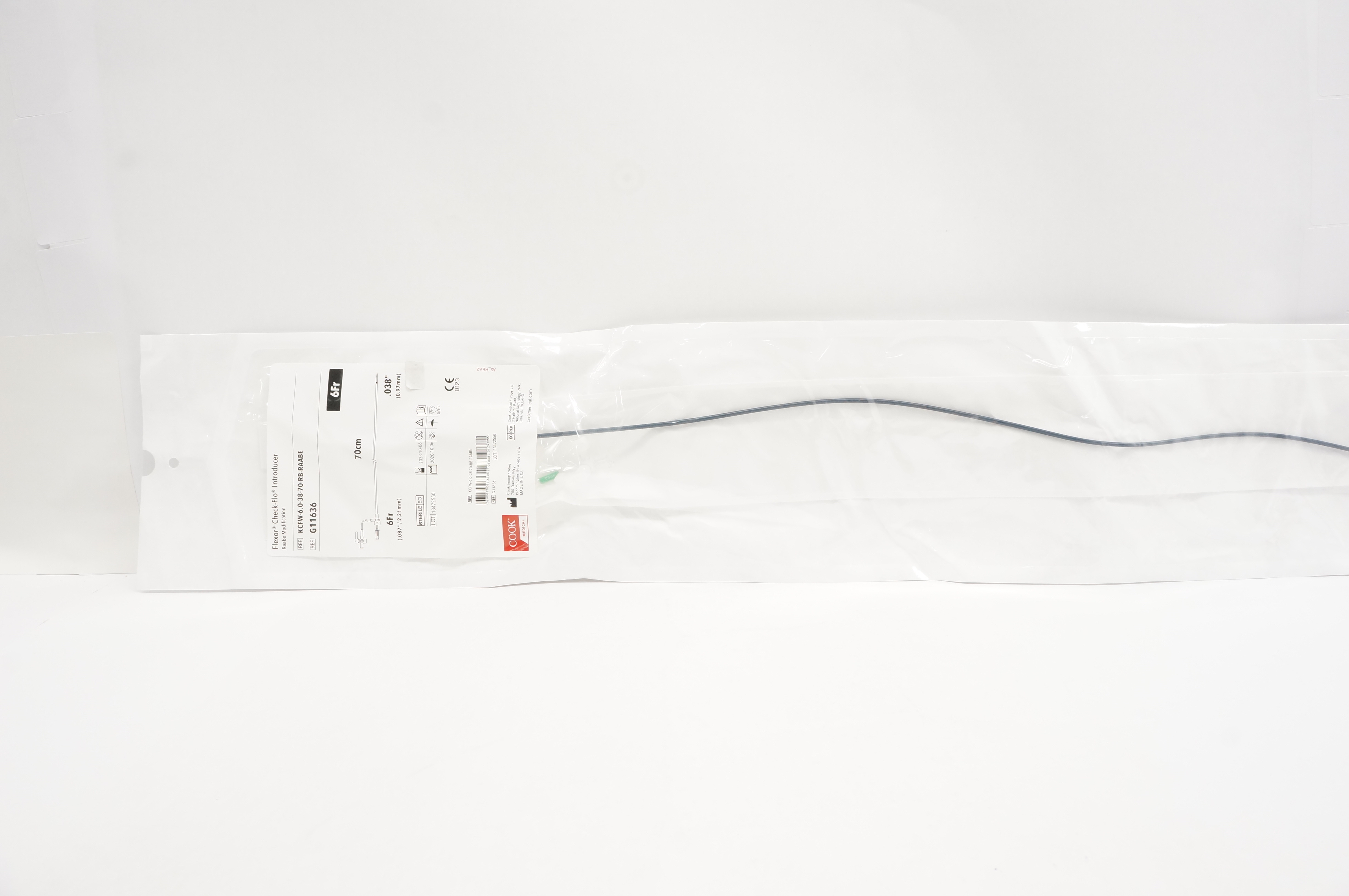 Cook Medical G11636 Flexor Check-Flo Introducer Modification 6Fr x 70cm