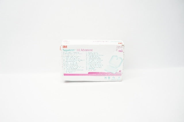 3M 1683 Tegaderm I.V. Advanced Securement Dressing 2-1/2 x 2-3/4 Box of 100