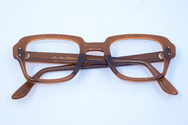 Frame, S9 Male Complete, 48mm-24mm-145mm Skull Temple, Amber