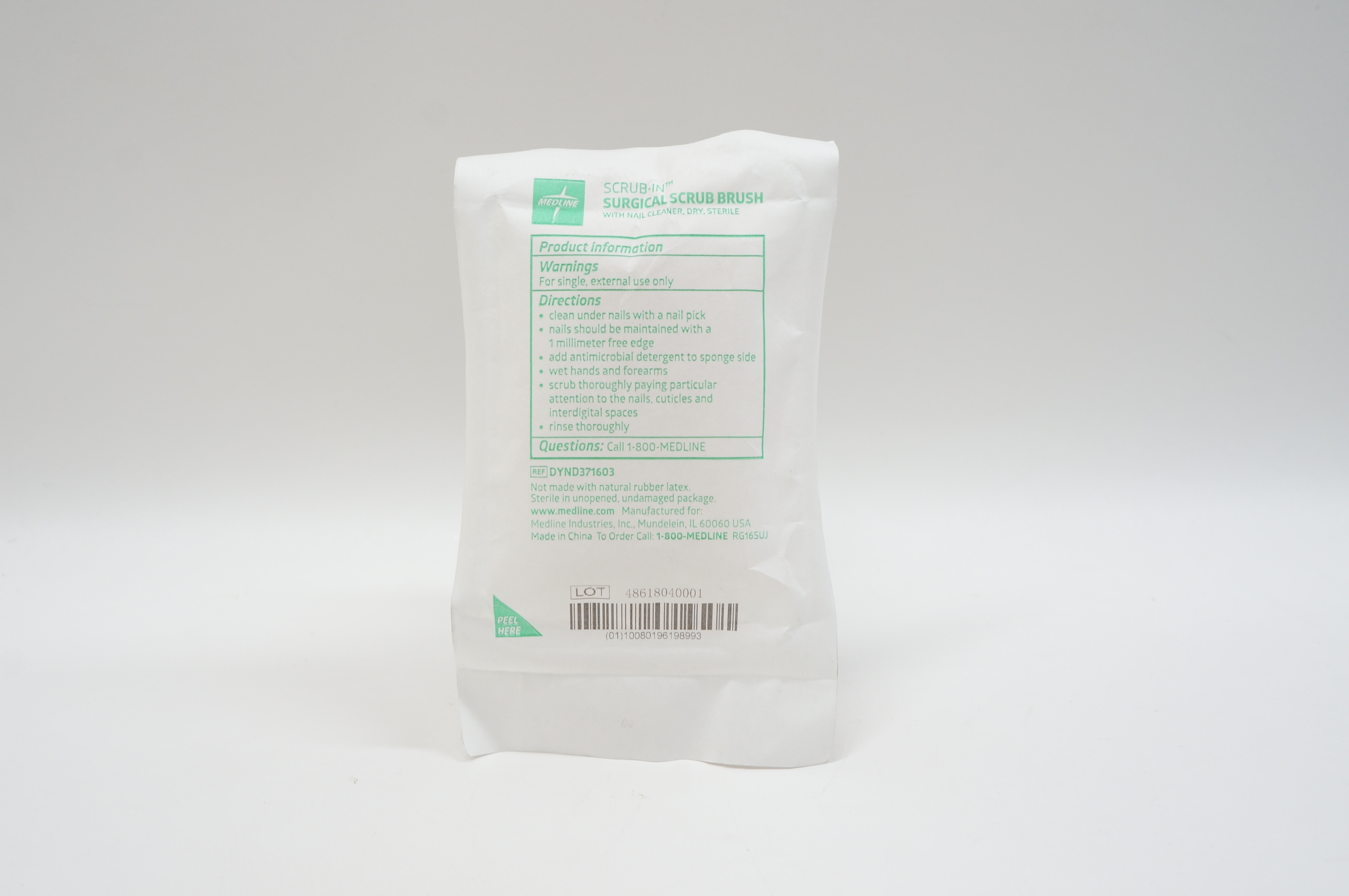 Medline DYND371603 Scrub-In Surgical Scrub Brush