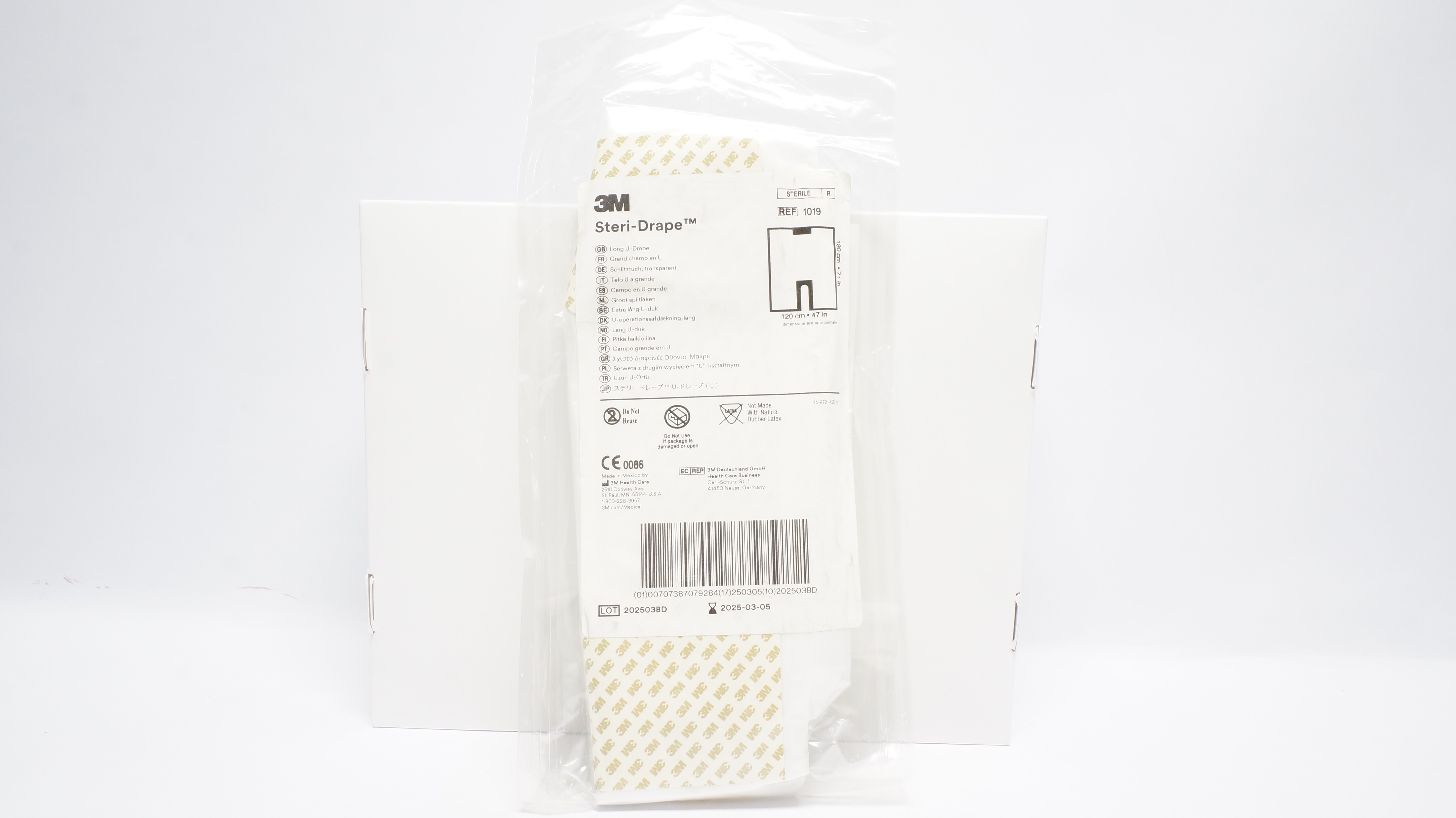 3M 1003 Steri-Drape Isolation Bag 20 inch x 20 inch (x)