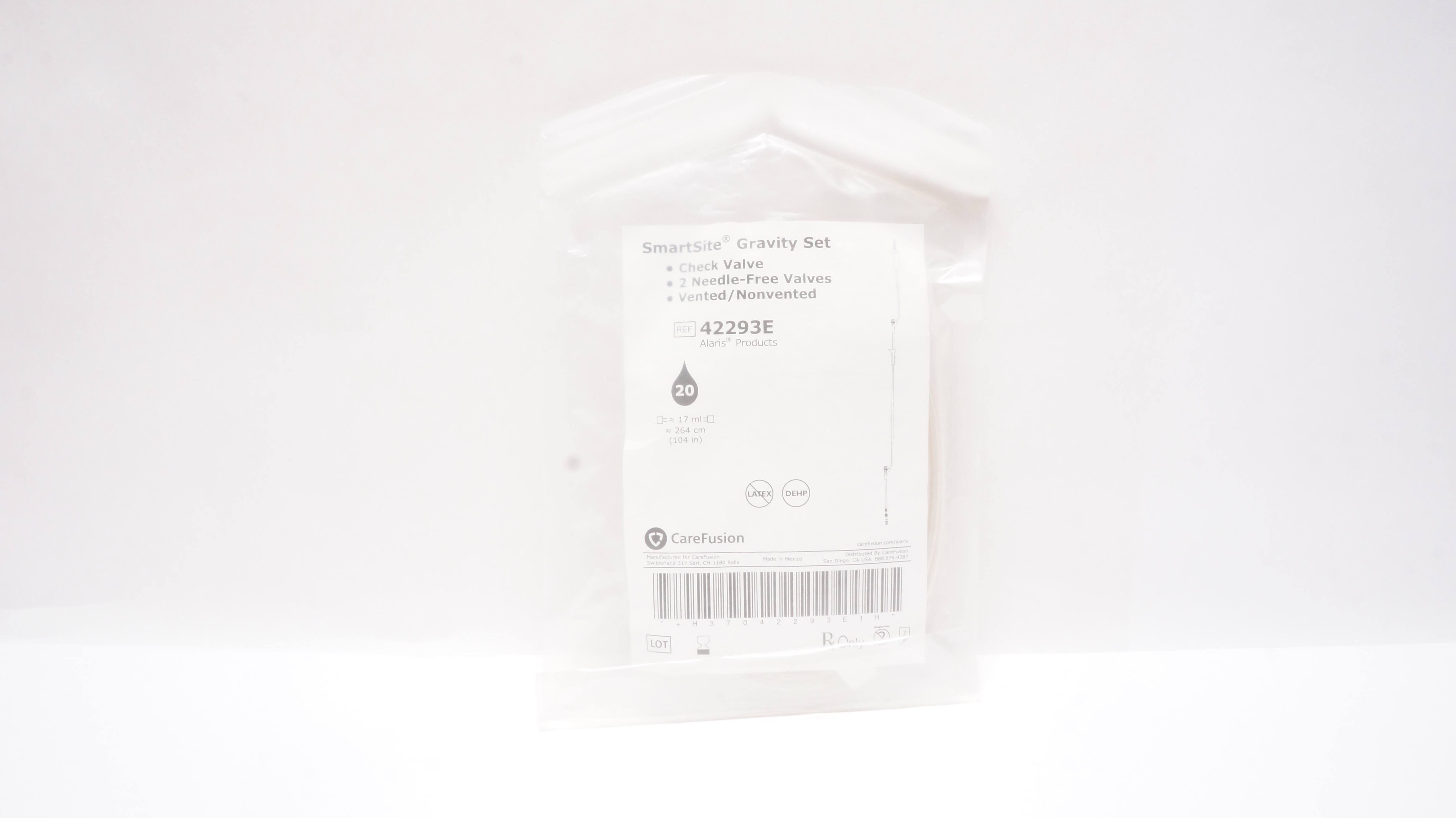 Carefusion 42293E SmartSite Gravity Set 17ml (x)