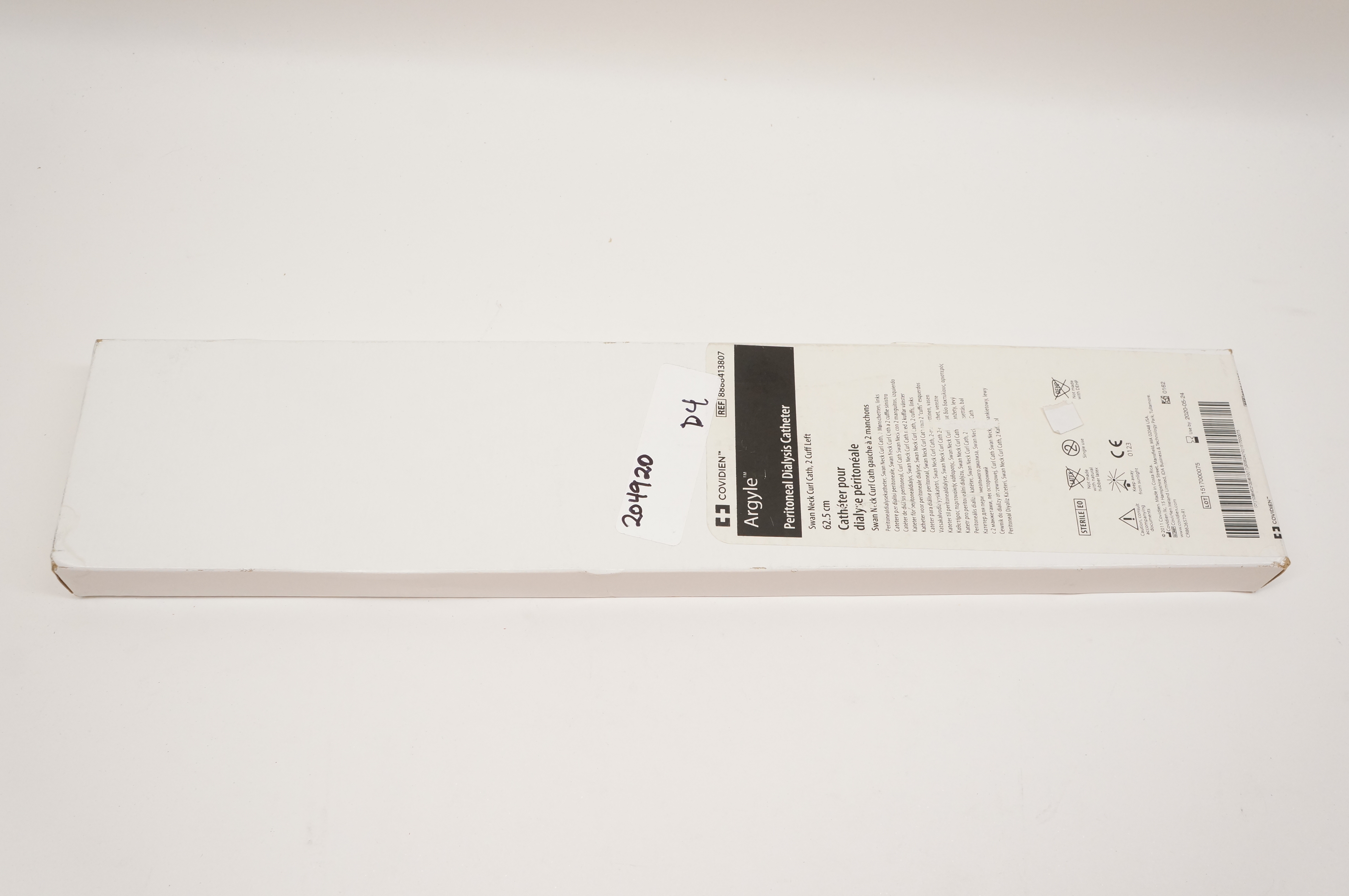 Covidien 8888413807 Argyle Peritoneal Dialysis Cath. 62.5cm (x)