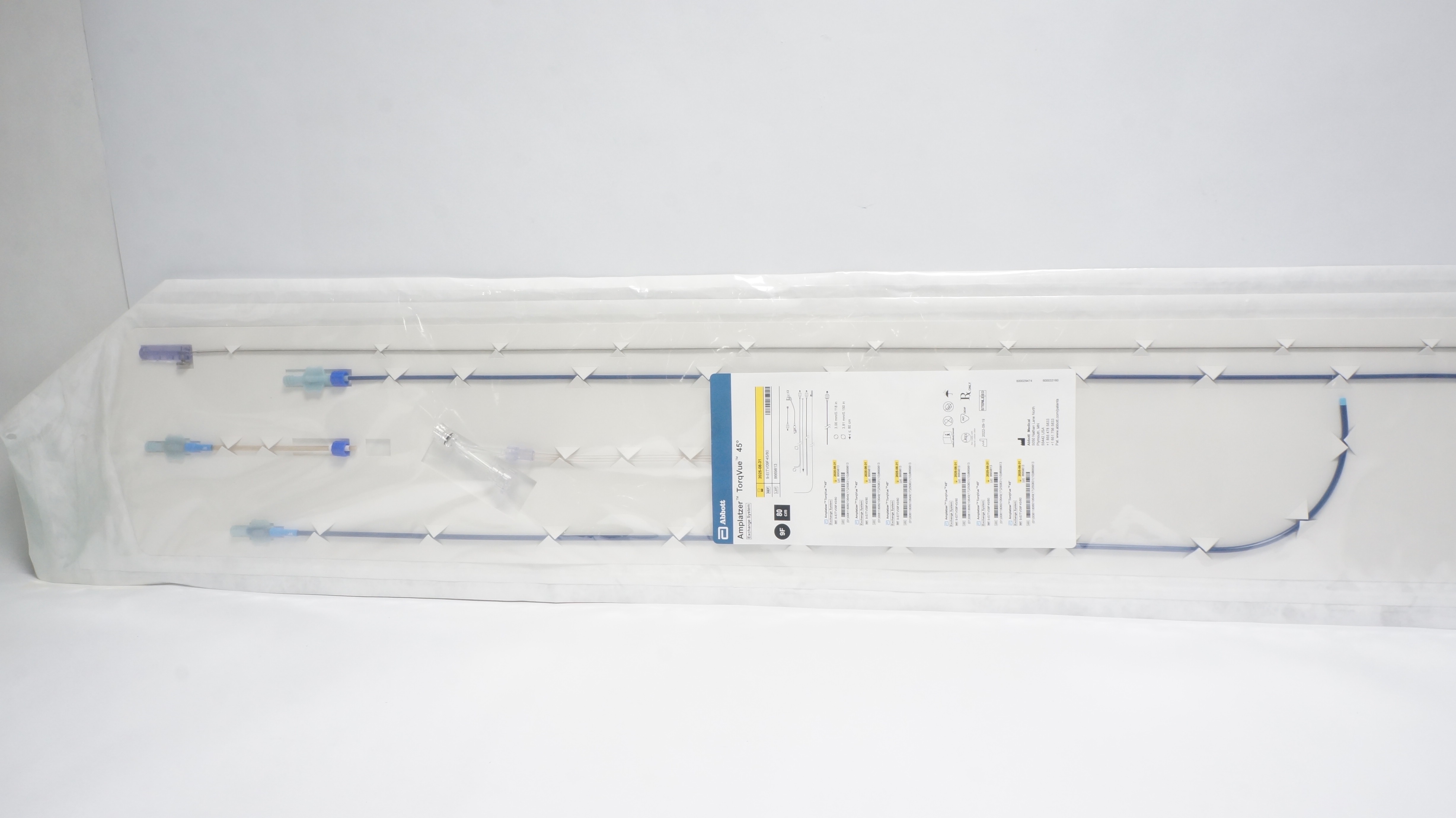 Abbott 9-EITV09F45/80 Amplatzer TorqVue 45degree Exchange System 9F x 80cm(x)