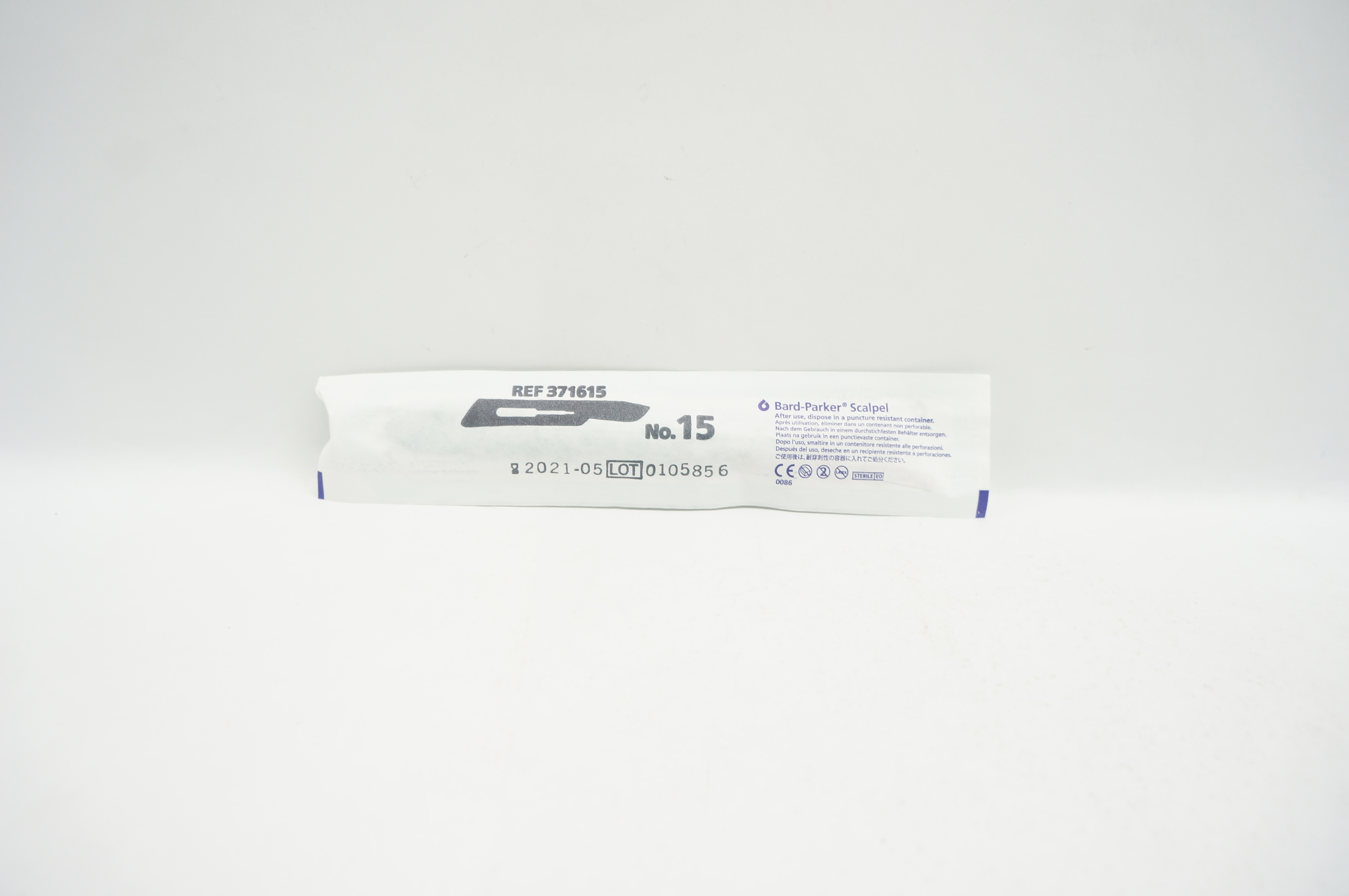 Aspen 371615 Bard-Parker Scalpel Stainless Steel Surgical Blade N15 (x)