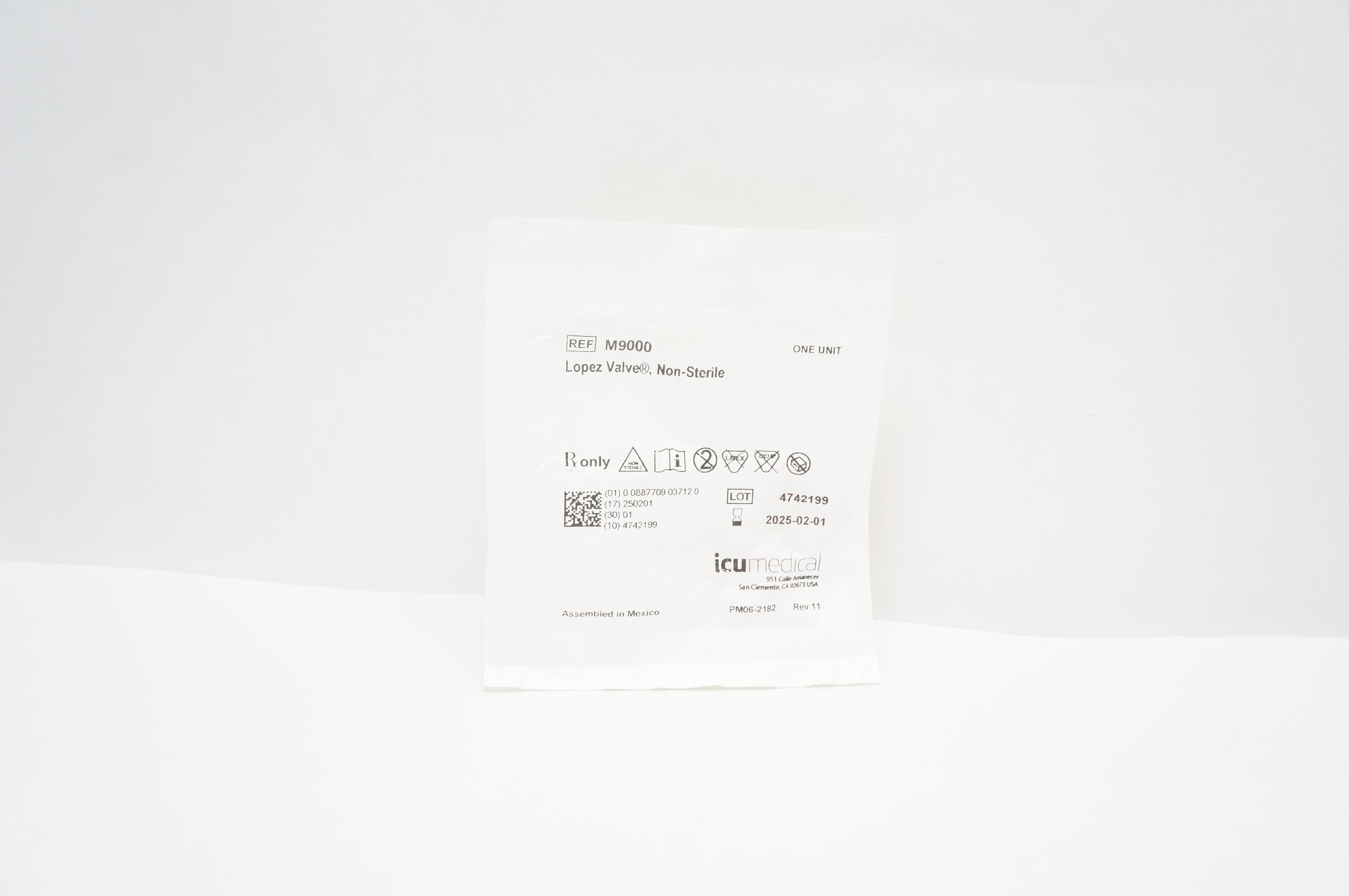 ICU medical M9000 Lopez Valve Non-Sterile