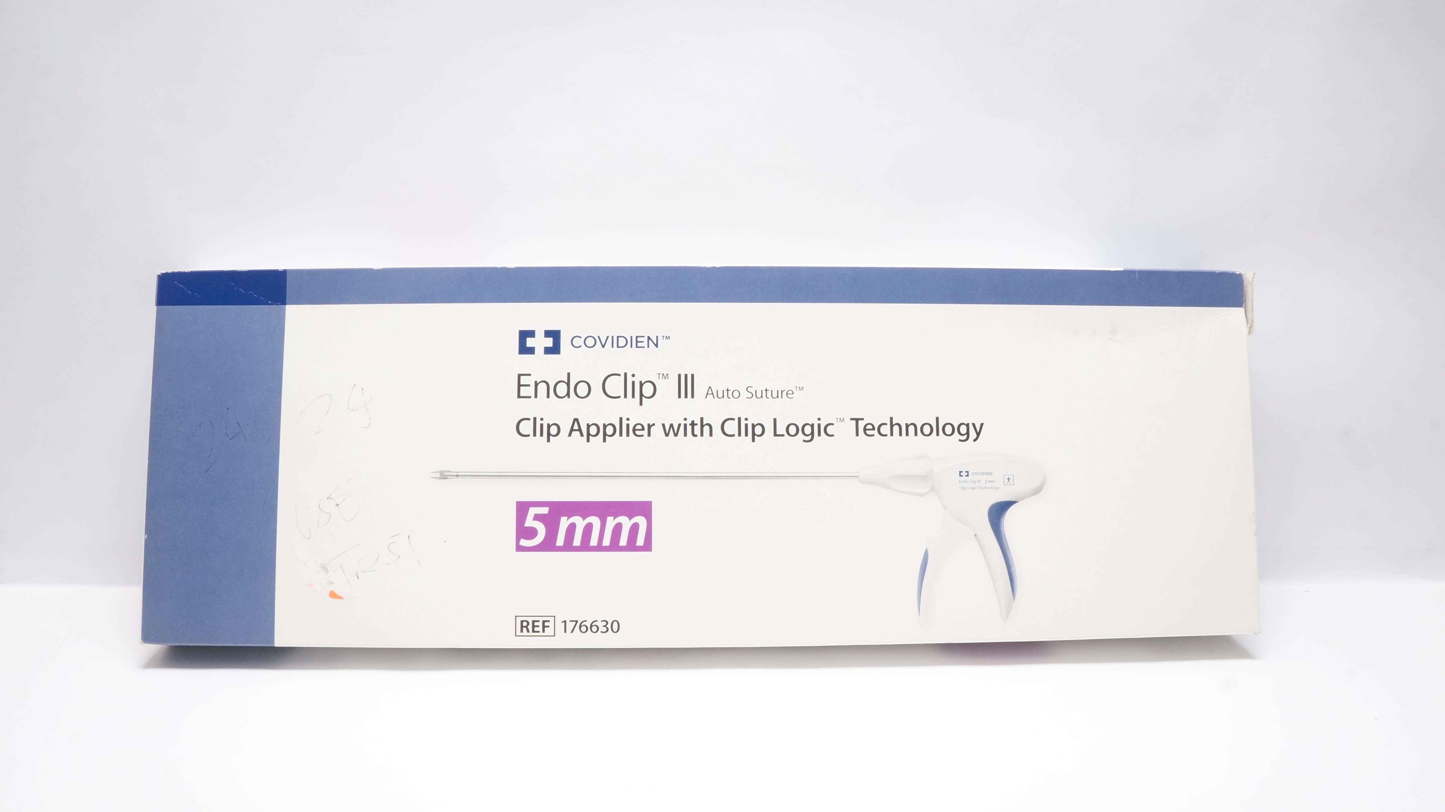 Covidien 176630 Endo Clip III Clip Applier with Clip Logic 5mm (x)