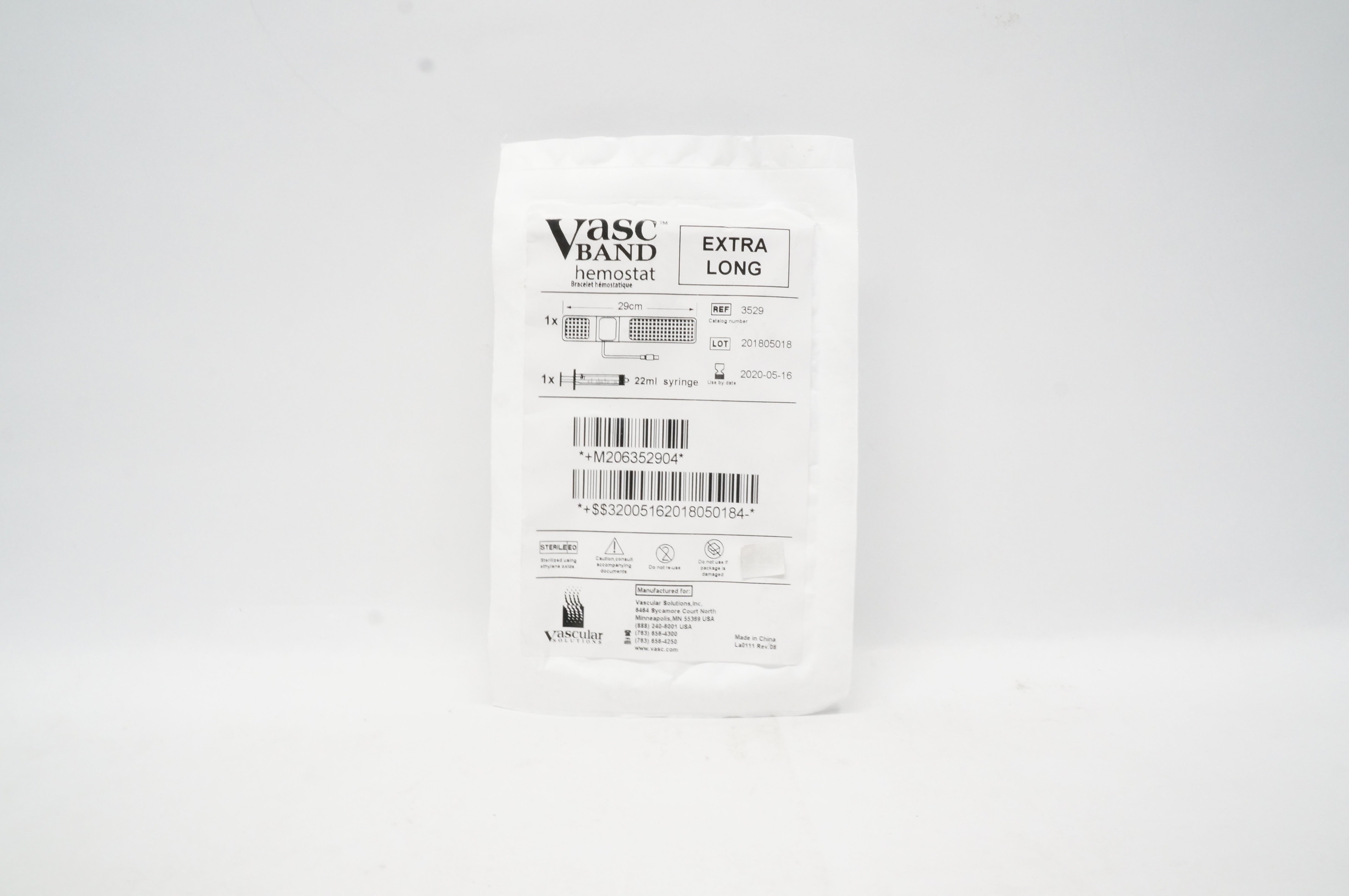 Vascular Solutions 3529 Vasc Band Hemostat Extra Long 29cm (x)