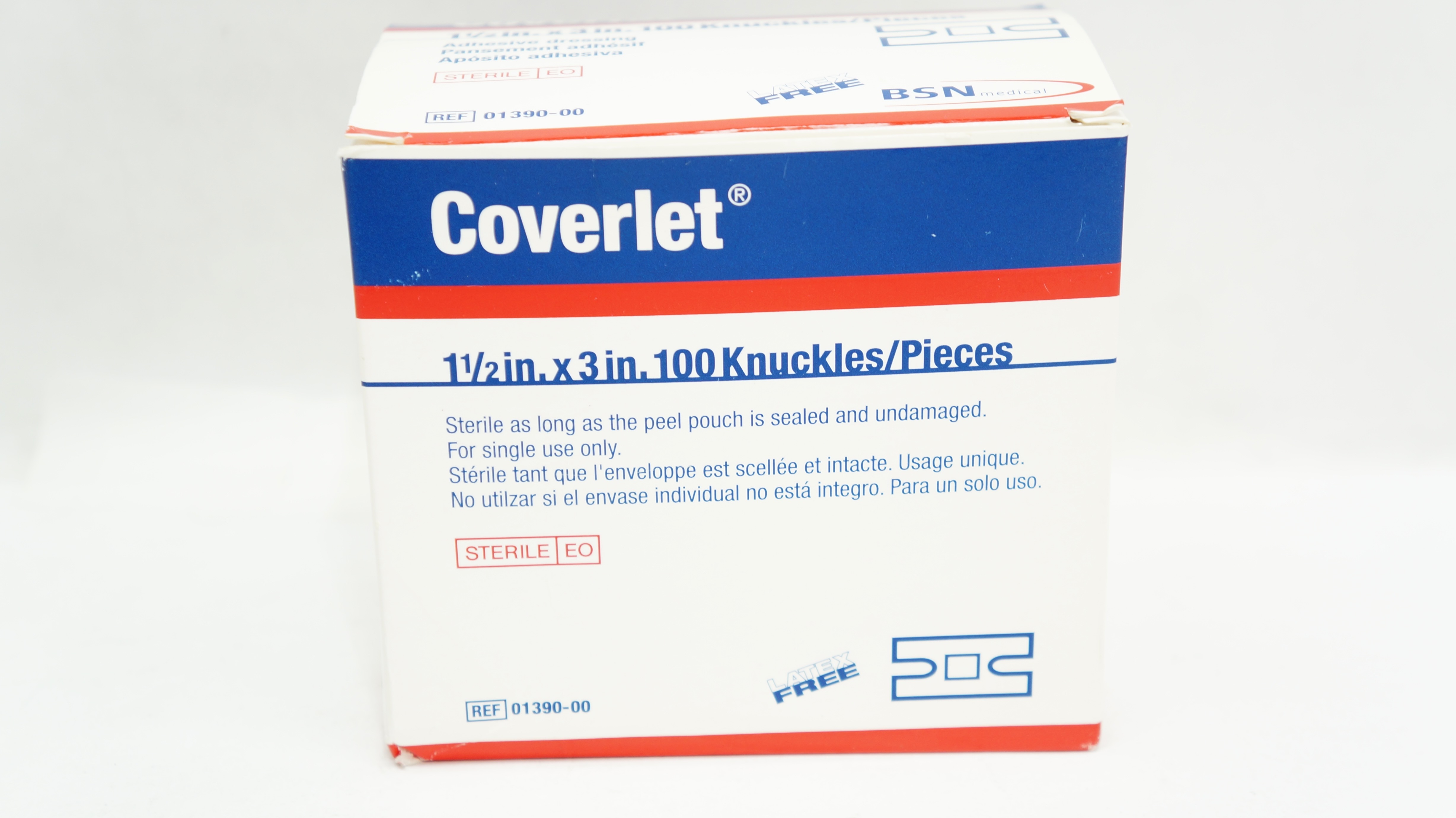 BSN Medical 01390-00 Coverlet Adhesive Dressing 1-1/2inch x 3inch (x) - Box of 100