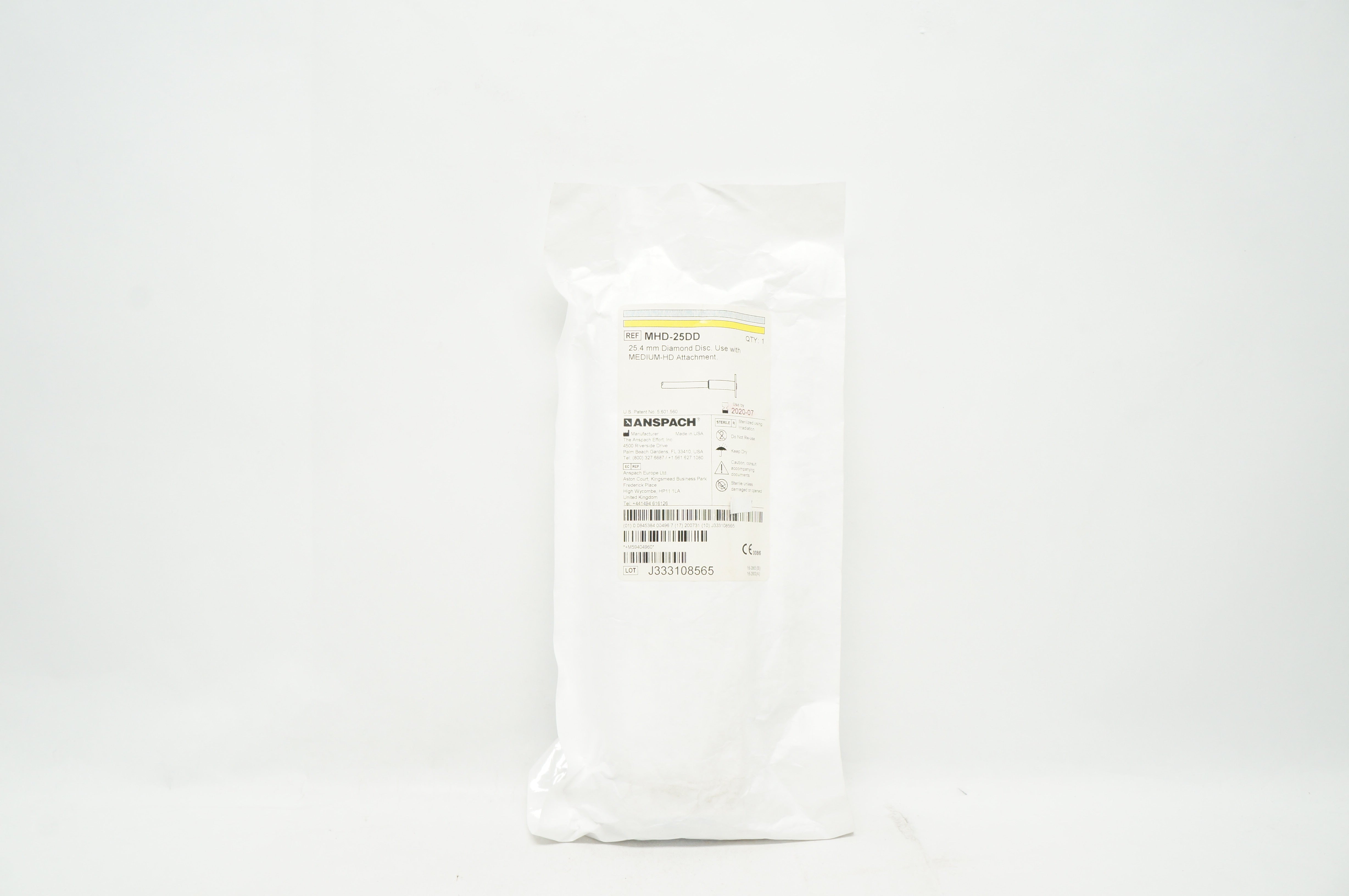 Anspach MHD-25DD 25.4mm Diamond Disc (x)