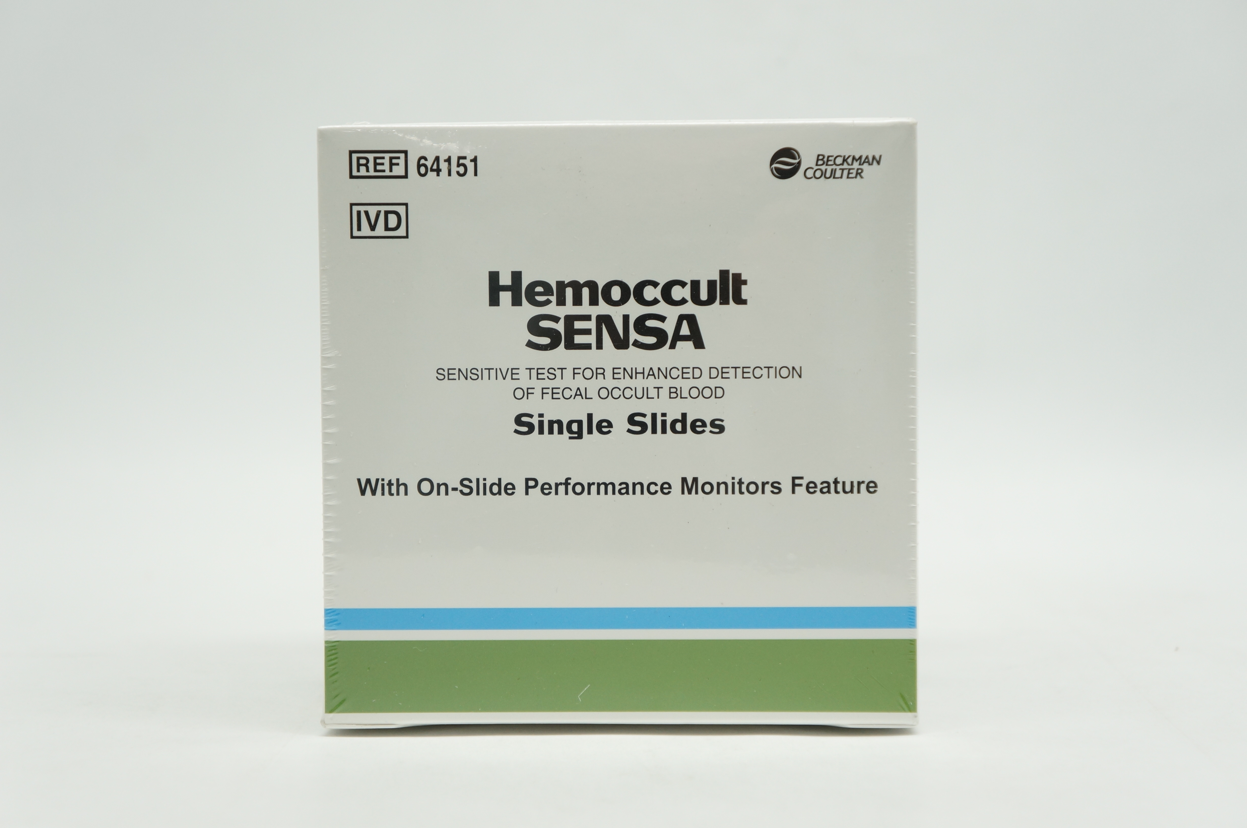 Beckman Coulter 64151 Hemoccult Sensa Sensitive Test Single Slides - Box of 100
