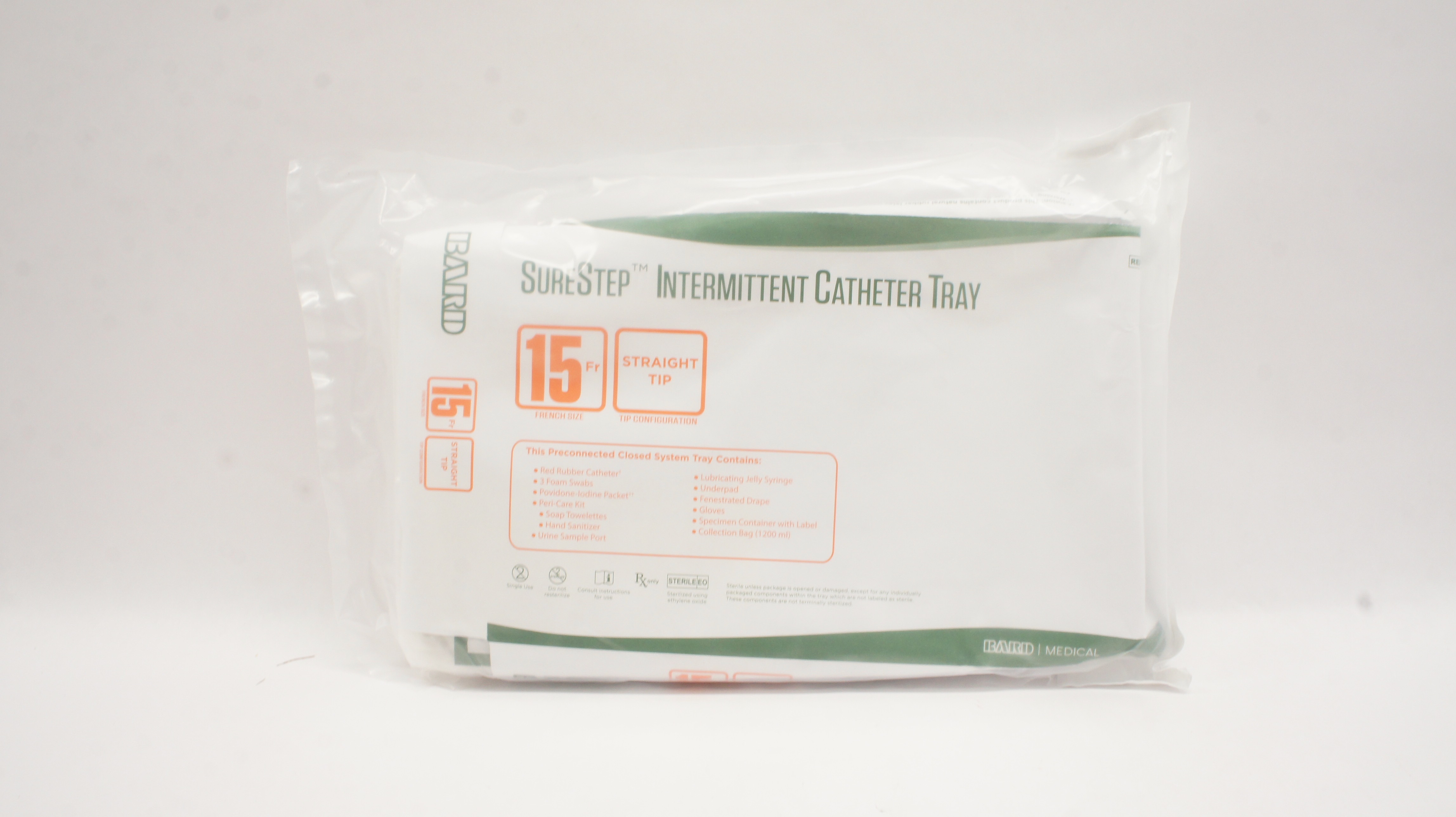 Bard INTL15 SuperStep Intermittent Cath. Tray 15Fr (x)